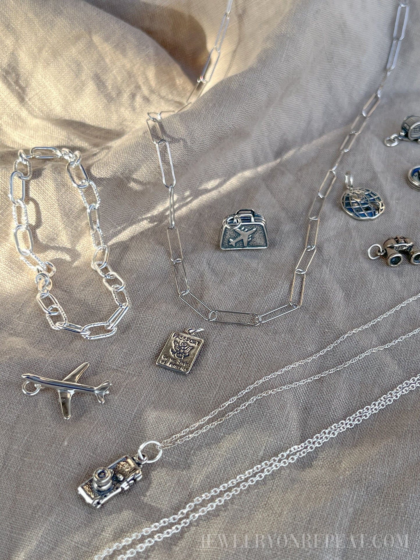 Paperclip Chain in 925 Sterling Silver
