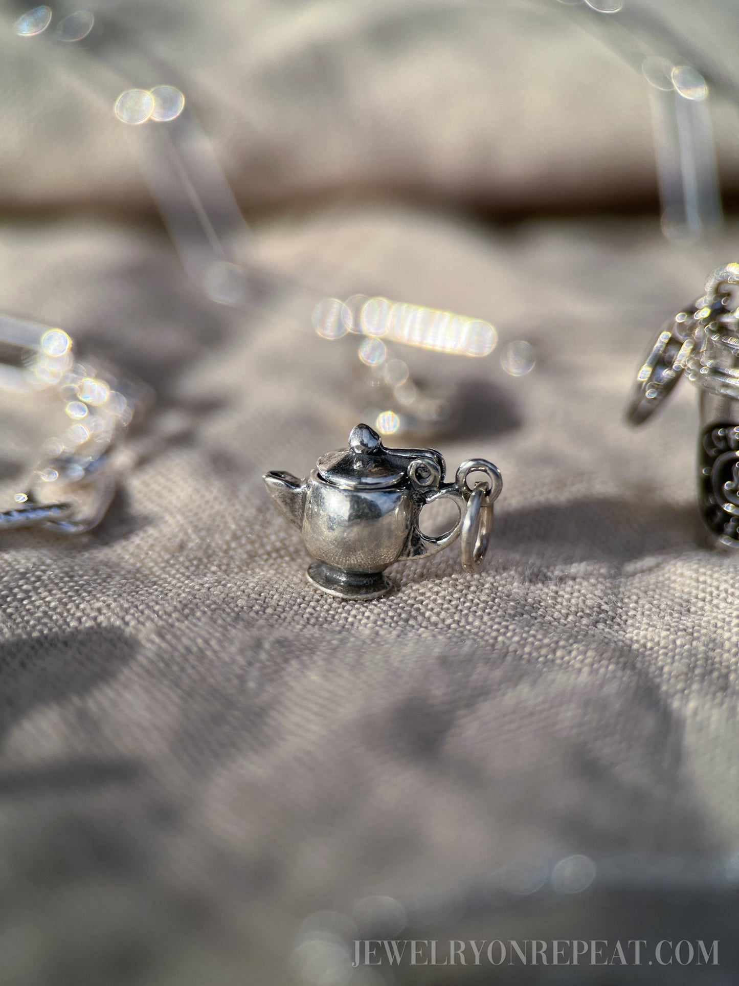 Favorite Drink Charm Pendant in Solid Sterling Silver