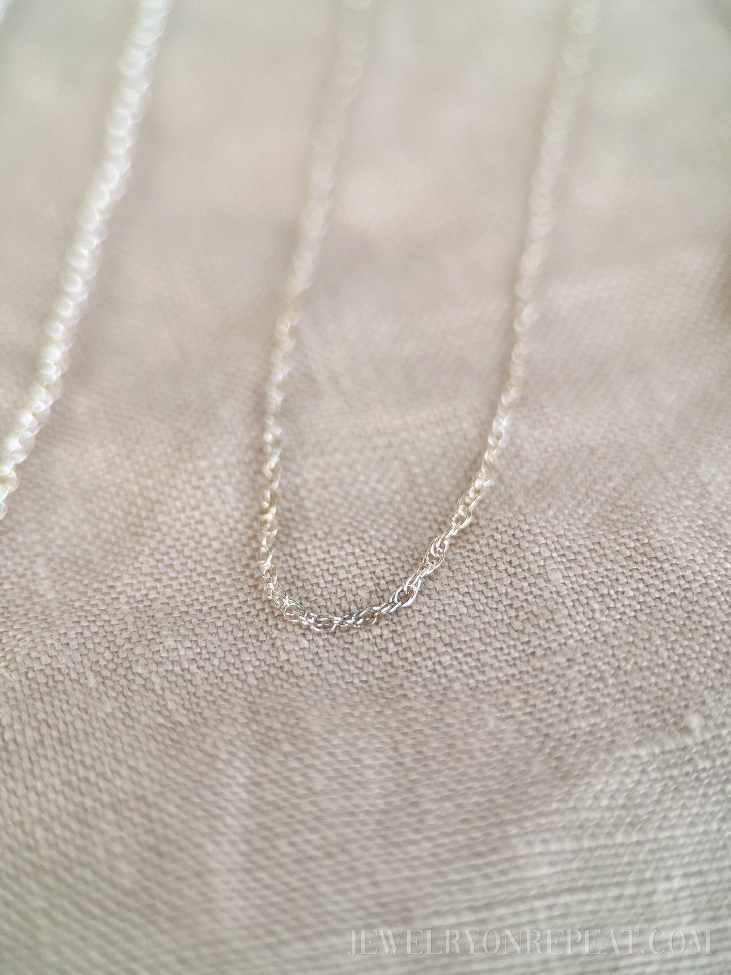 Rope Twist Chain in 925 Sterling Silver for Pendants and Charms - Timeless