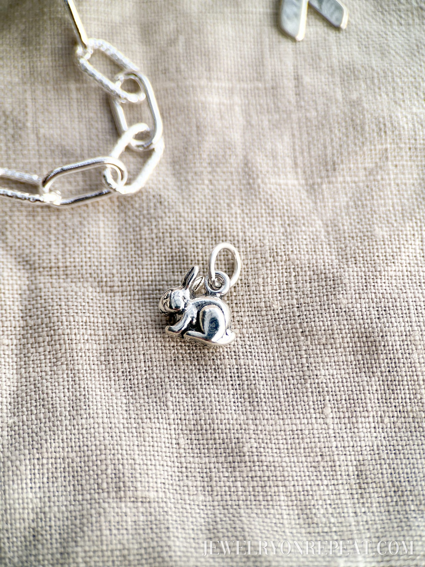 Awareness Charm Pendant in Solid Sterling Silver