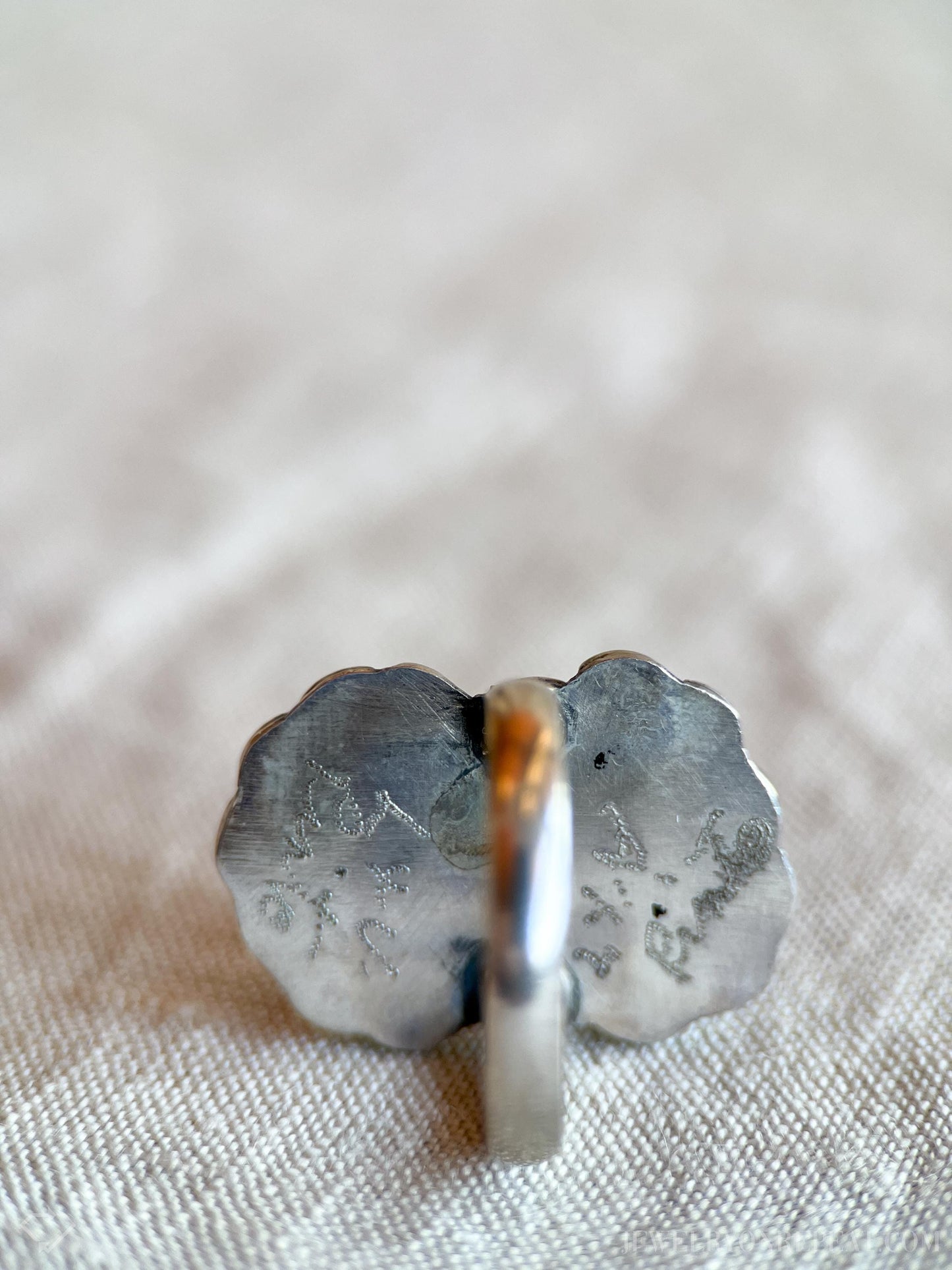 Vintage Turquoise Gemstone Ring in Sterling Silver