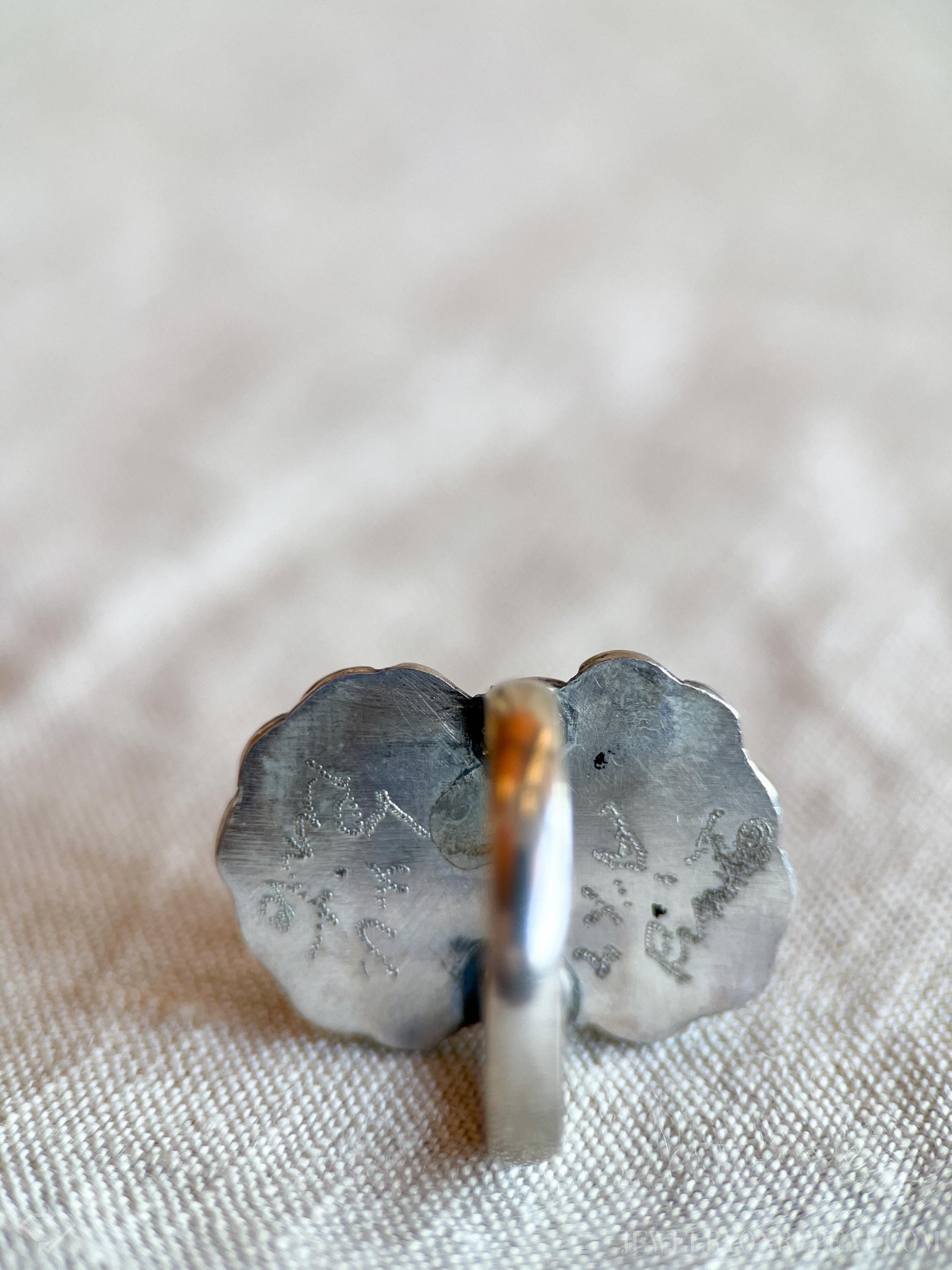 Vintage Turquoise Gemstone Ring in Sterling Silver