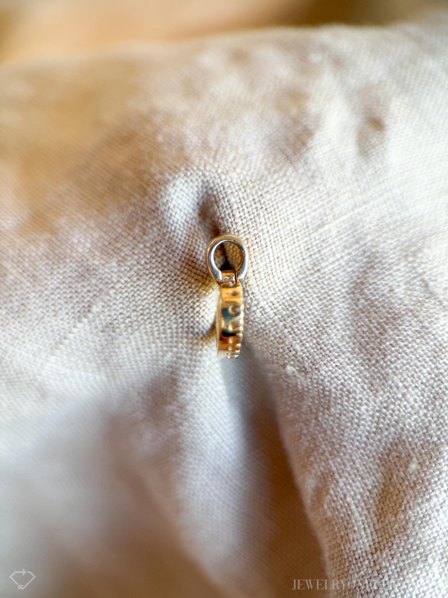 Vintage Diamond Heart Pendant in 14k Gold