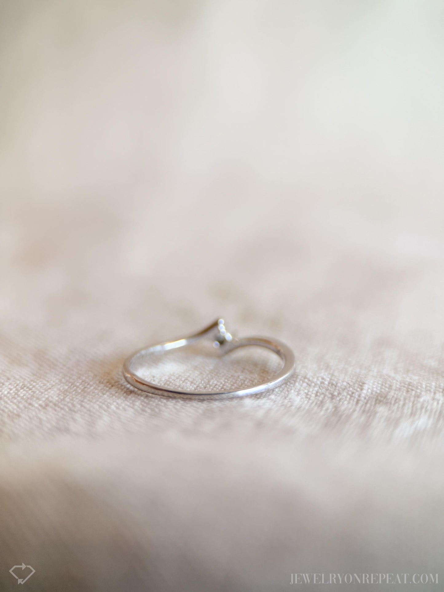 Vintage Diamond Solitaire Engagement Ring, Retro Jewelry from the 1990s