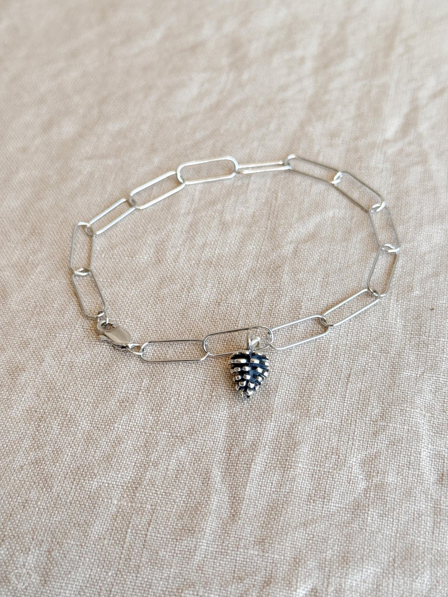 Pine Cone Pendant in Solid Sterling Silver, Nature and Woodland Themed Personalized Charm Jewelry - Timeless, Sustainable, @JewelryOnRepeat