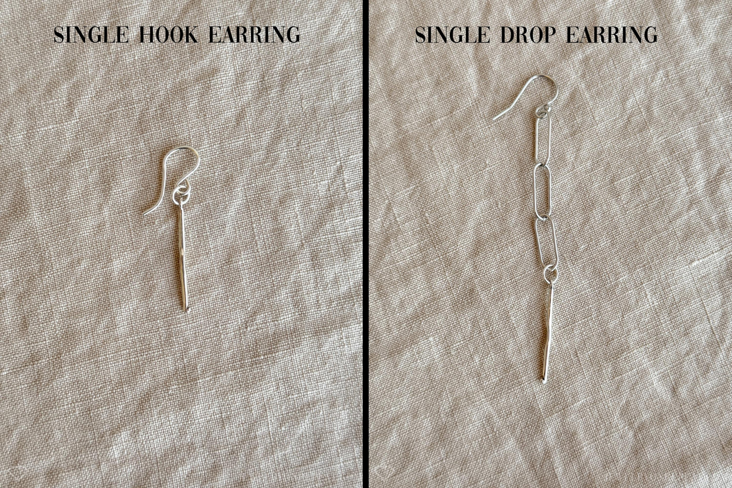 Crochet Hook Charm Earrings in Solid Sterling Silver, Art and Crafting Themed Fine Jewelry Charms - Timeless, Sustainable, @JewelryOnRepeat