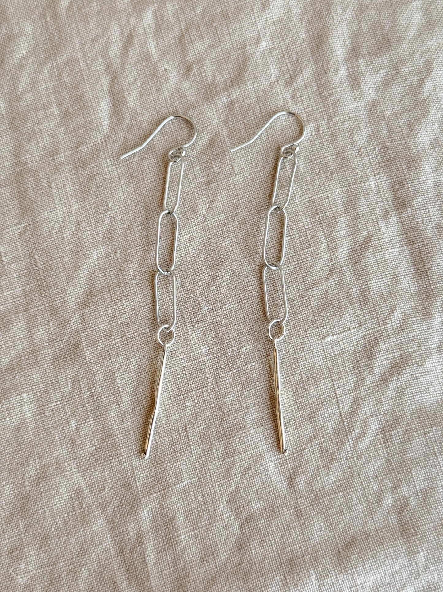Crochet Hook Charm Earrings in Solid Sterling Silver, Art and Crafting Themed Fine Jewelry Charms - Timeless, Sustainable, @JewelryOnRepeat