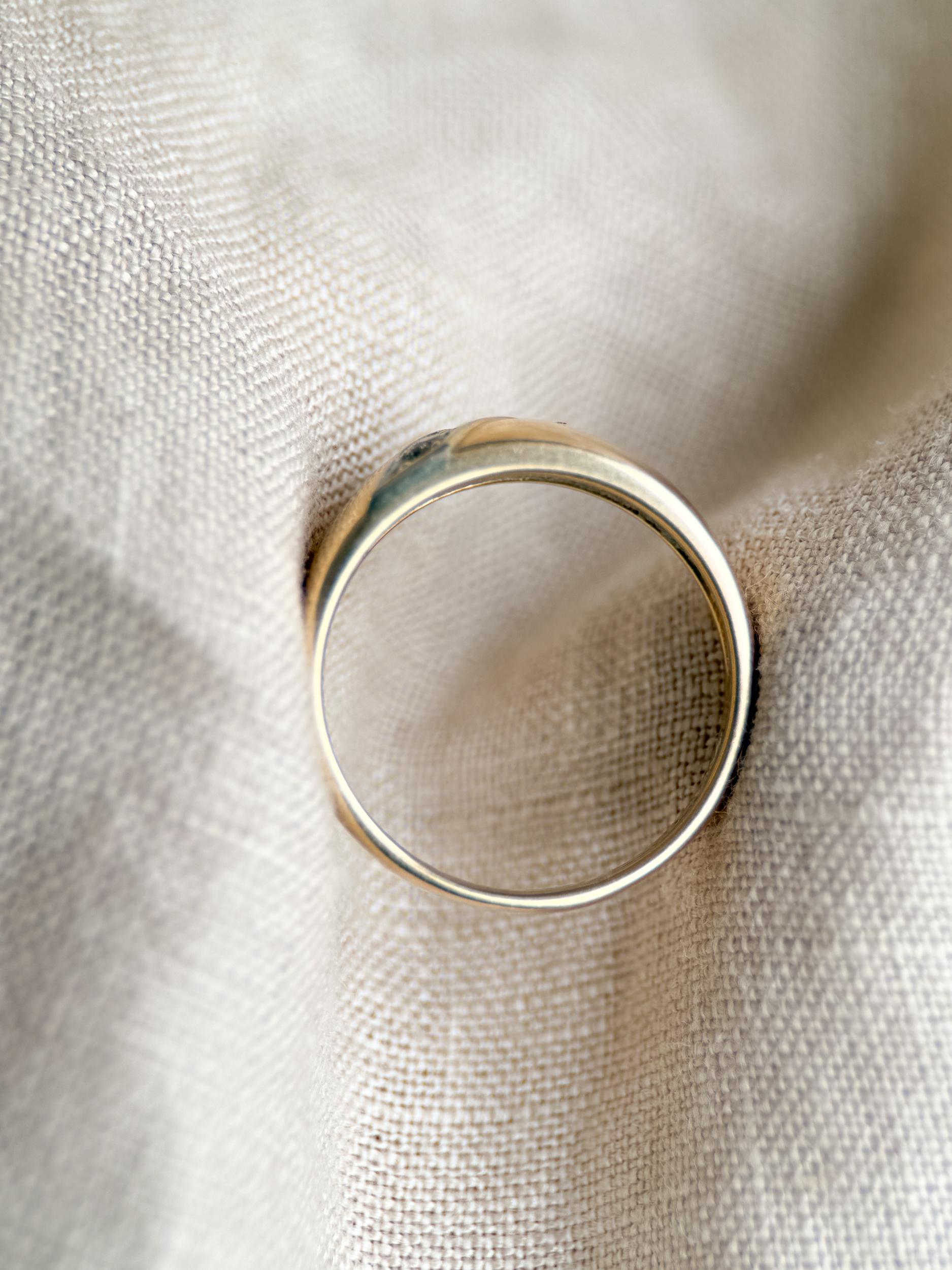 Vintage 1980s 14k Gold Diamond Ring - Antique Heirloom Jewelry for Engagement or Anniversary