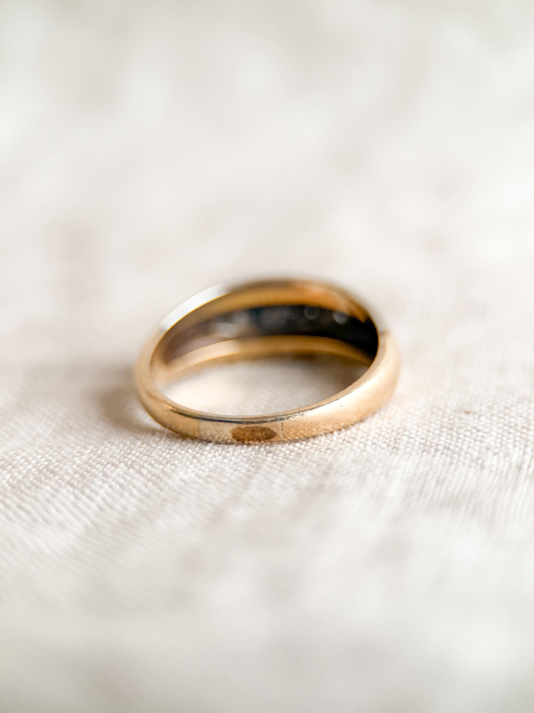 Vintage 1940s 14k Gold Diamond Ring - Antique Heirloom Jewelry for Engagement or Anniversary