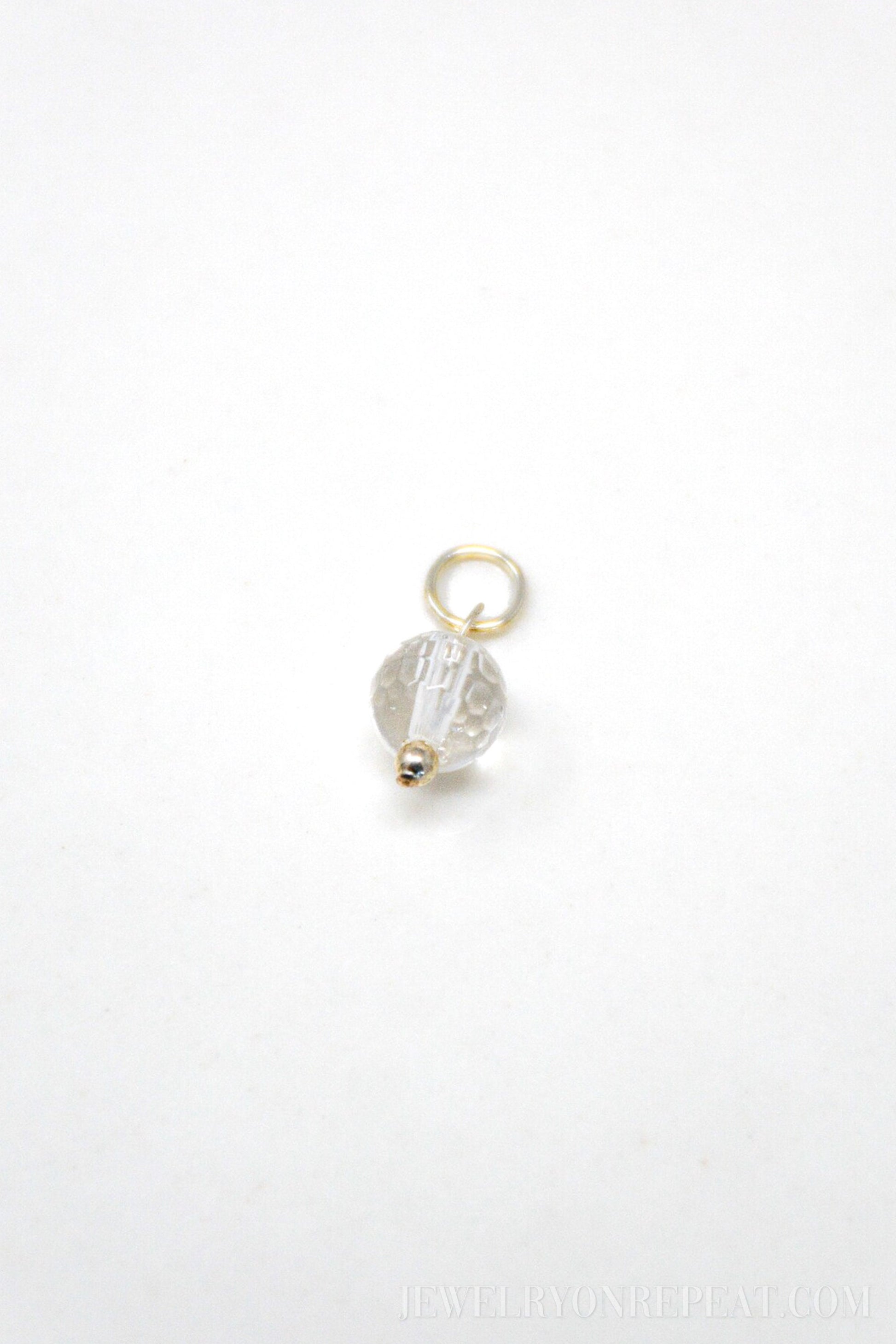 Sterling Silver Birthstone Charm Pendant, Personalized Family Minimalist Jewelry, Gift for Her