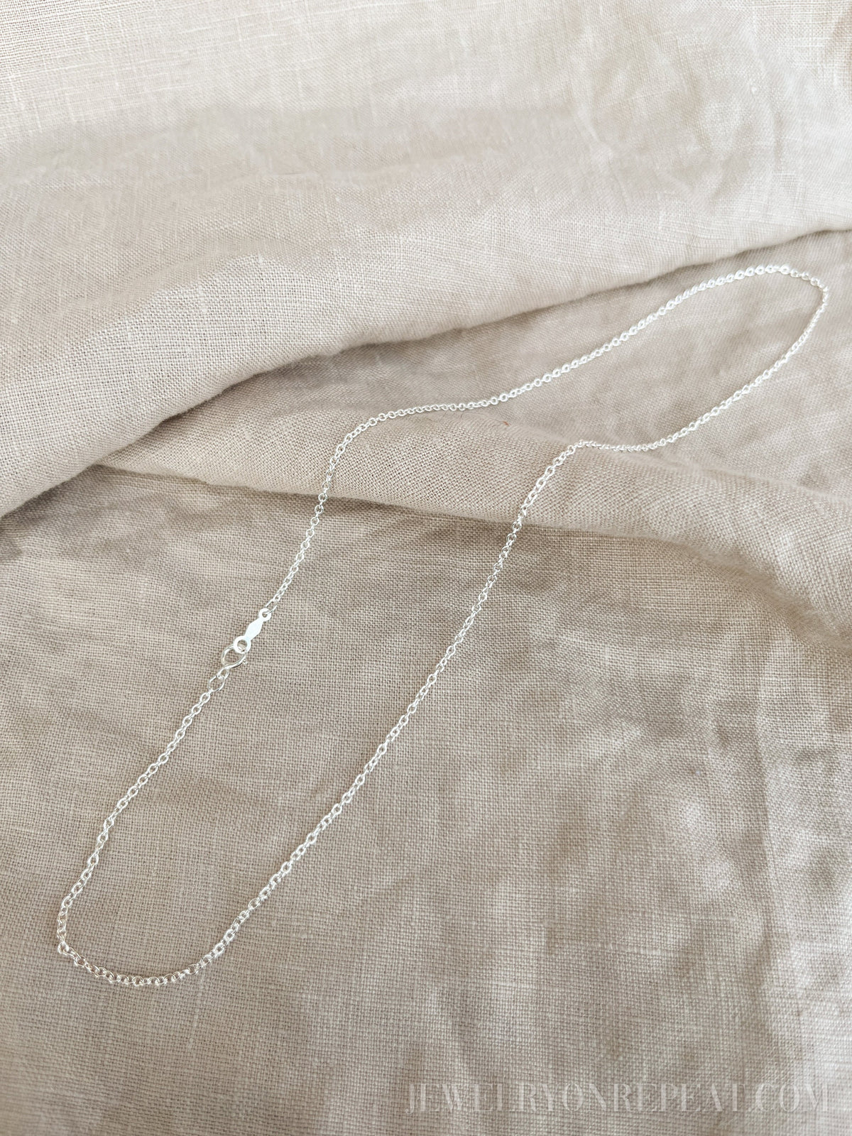 Chain Necklace in Sterling Silver or 14k Gold Filled, Layering Chain, Charm Accessory