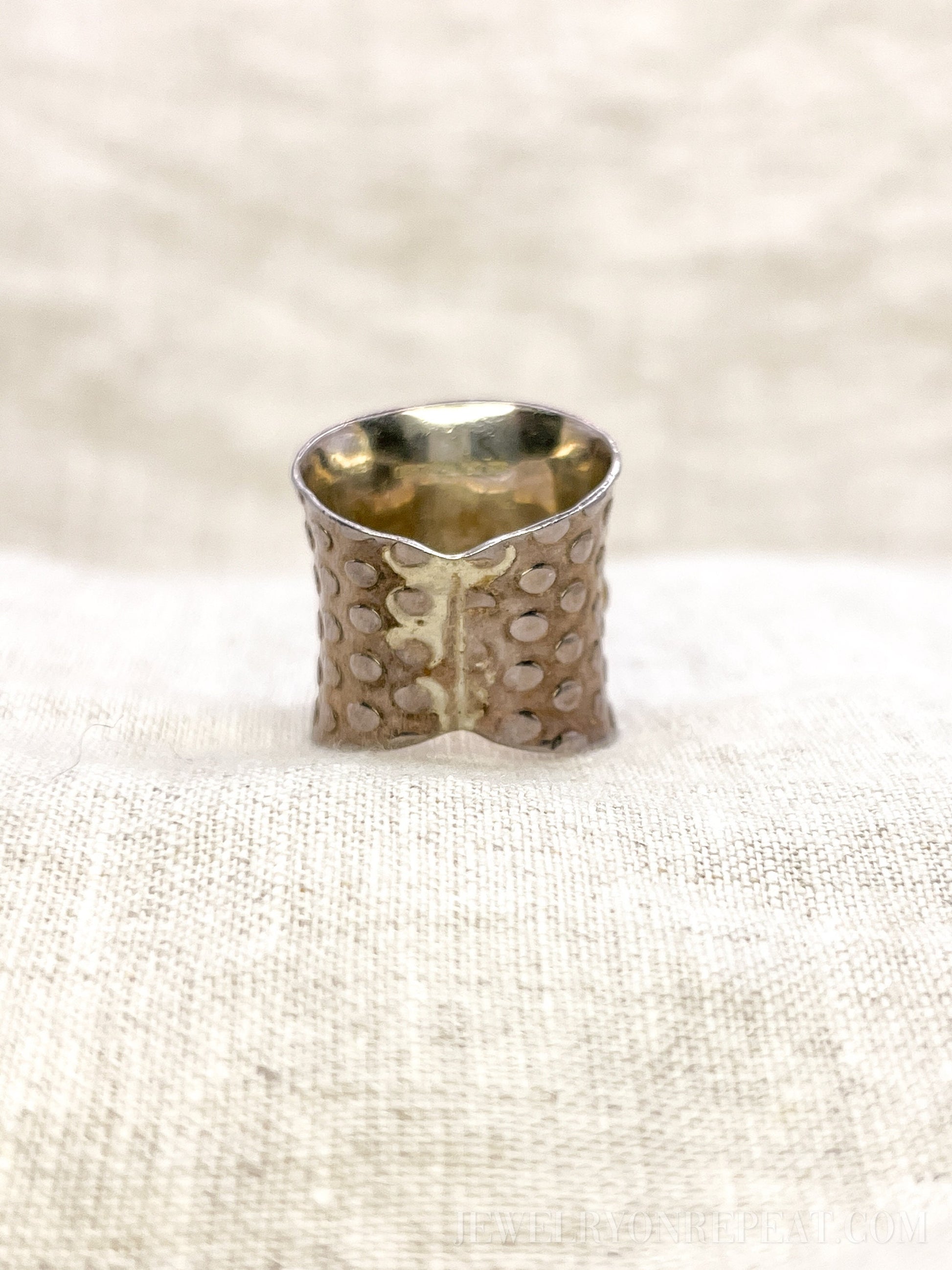 Vintage Opal Ring Sterling Silver, Wide Boho Swirl Gemstone Band, Everyday Ring