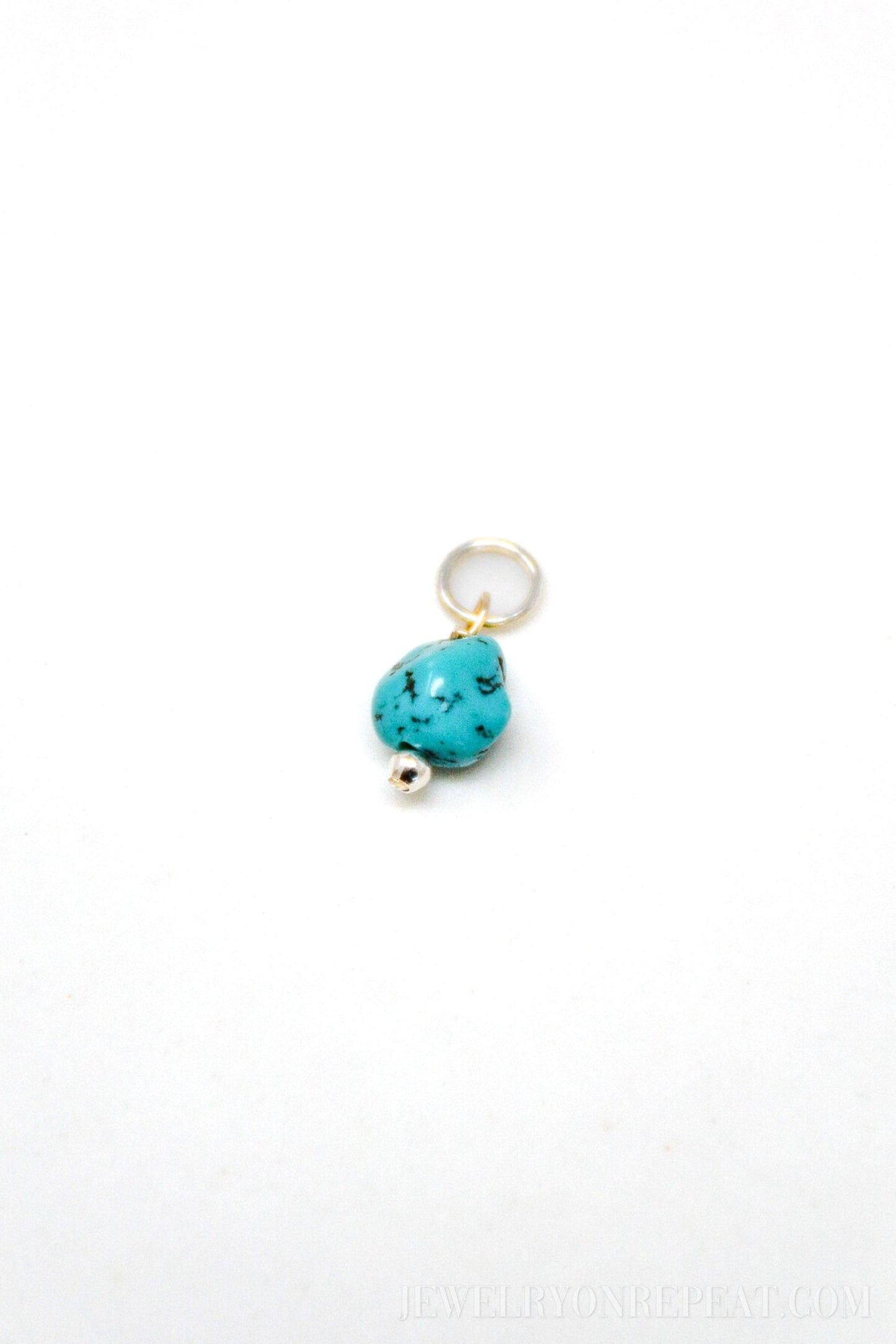 Sterling Silver Birthstone Charm Pendant, Personalized Family Minimalist Jewelry, Gift for Her