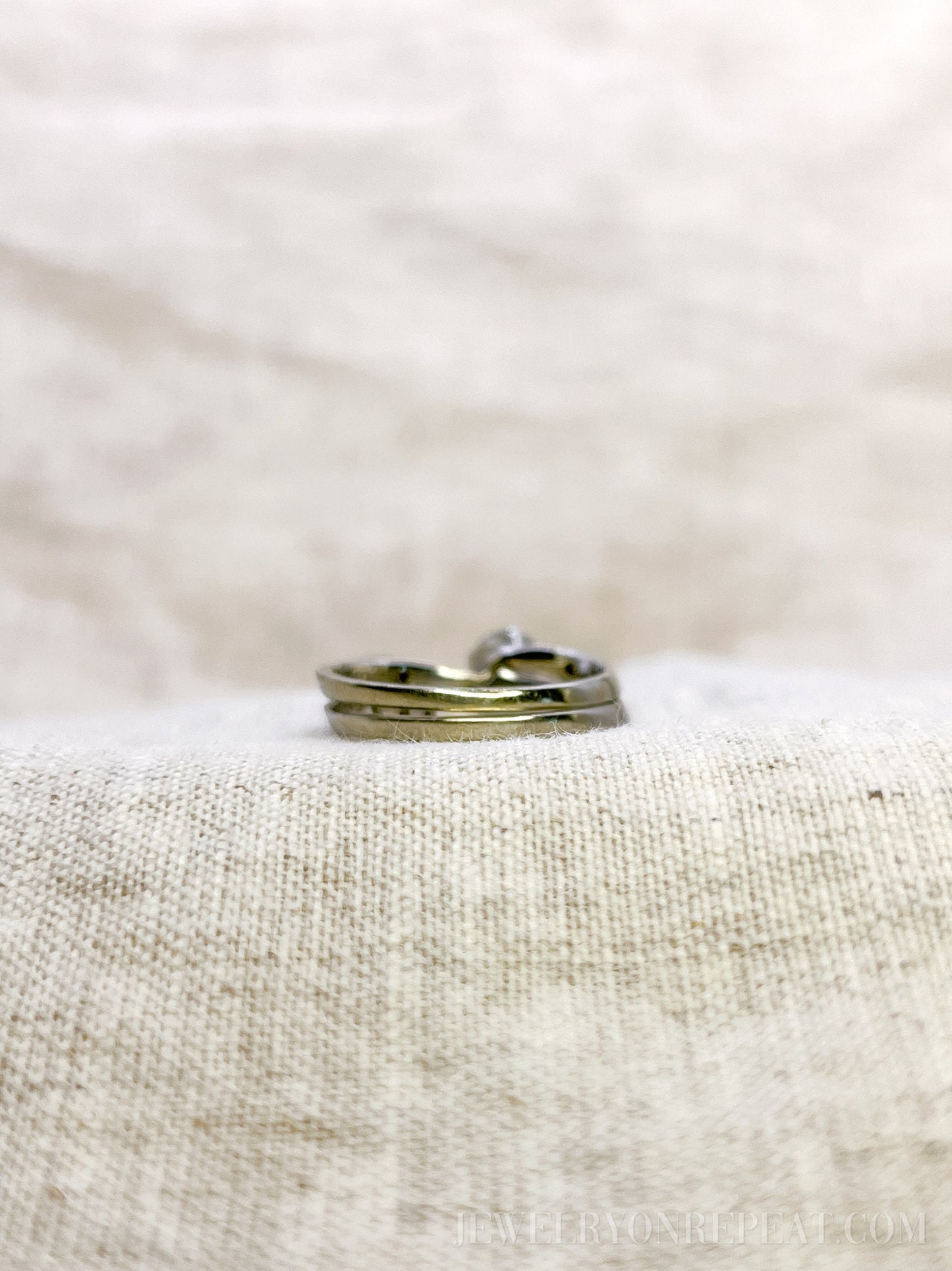 Vintage 1960s Diamond Bridal Set, Engagement & Wedding Rings