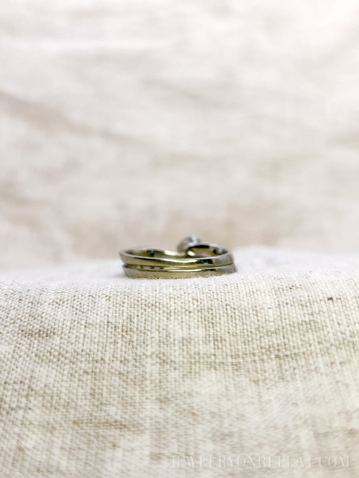 Vintage 1960s Diamond Bridal Set, Engagement & Wedding Rings