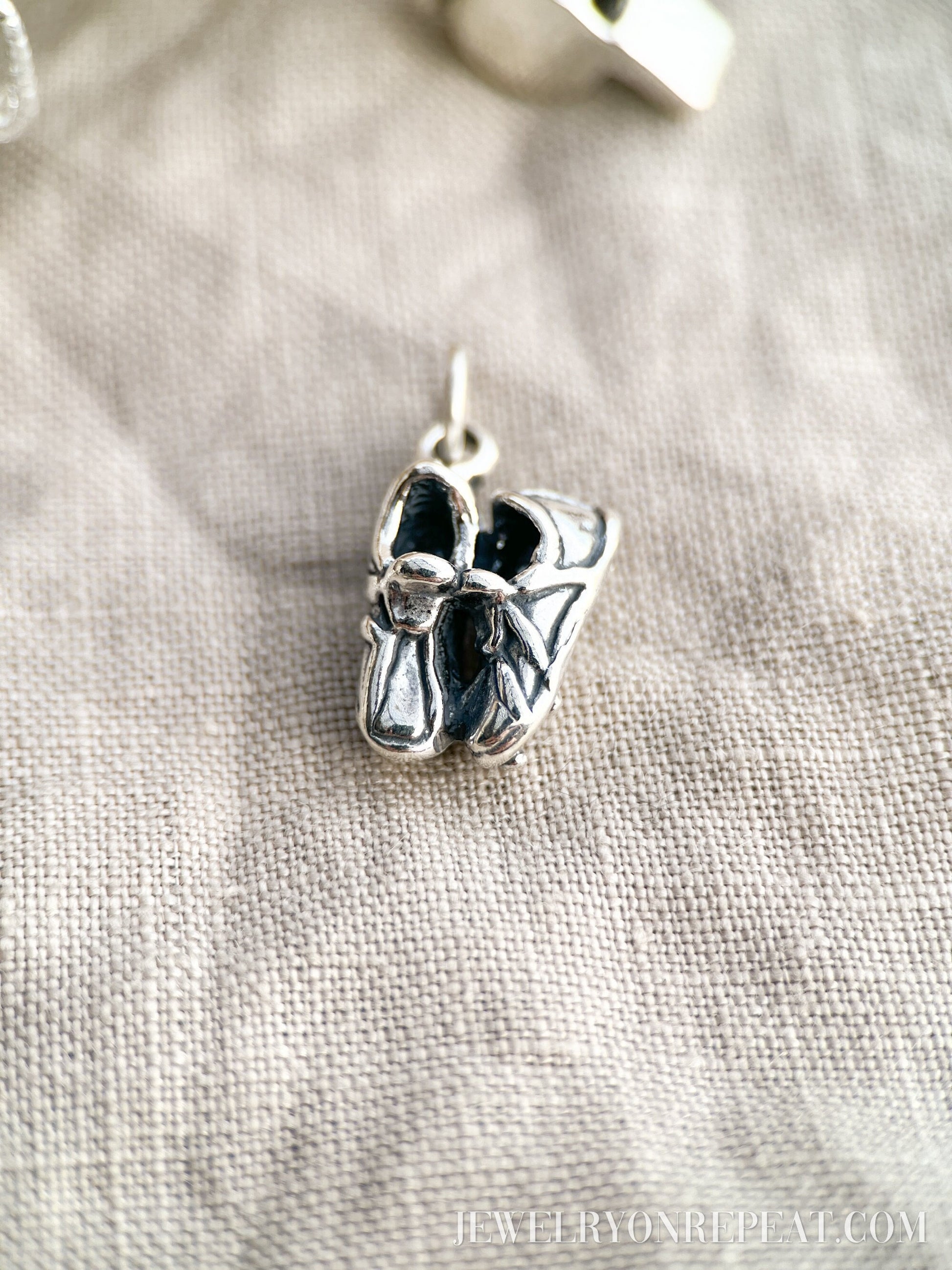 Sterling Silver Running Shoes Charm Pendant, Running Themed Minimalist Jewelry, Gift for Her