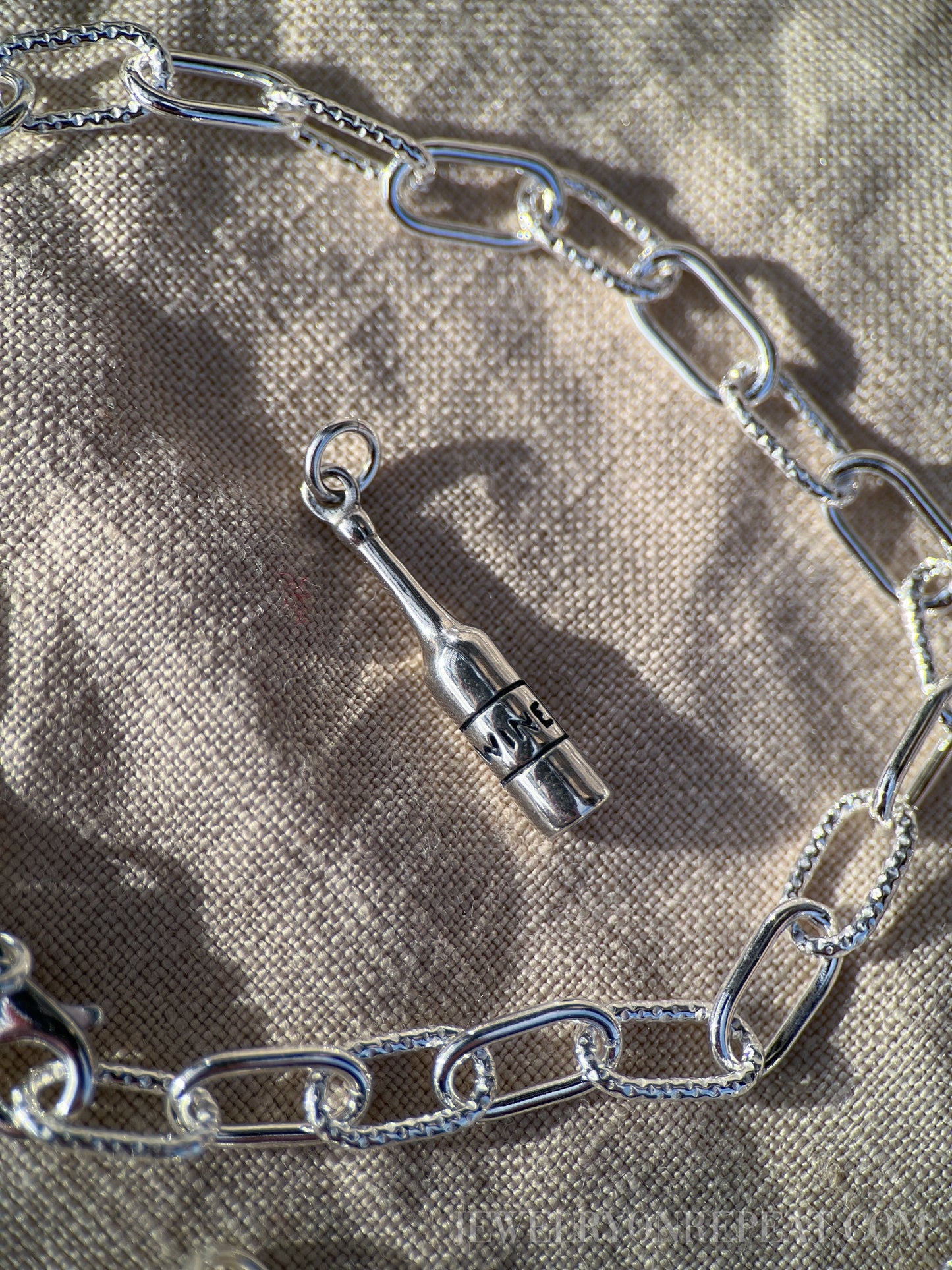 Favorite Drink Charm Pendant in Solid Sterling Silver