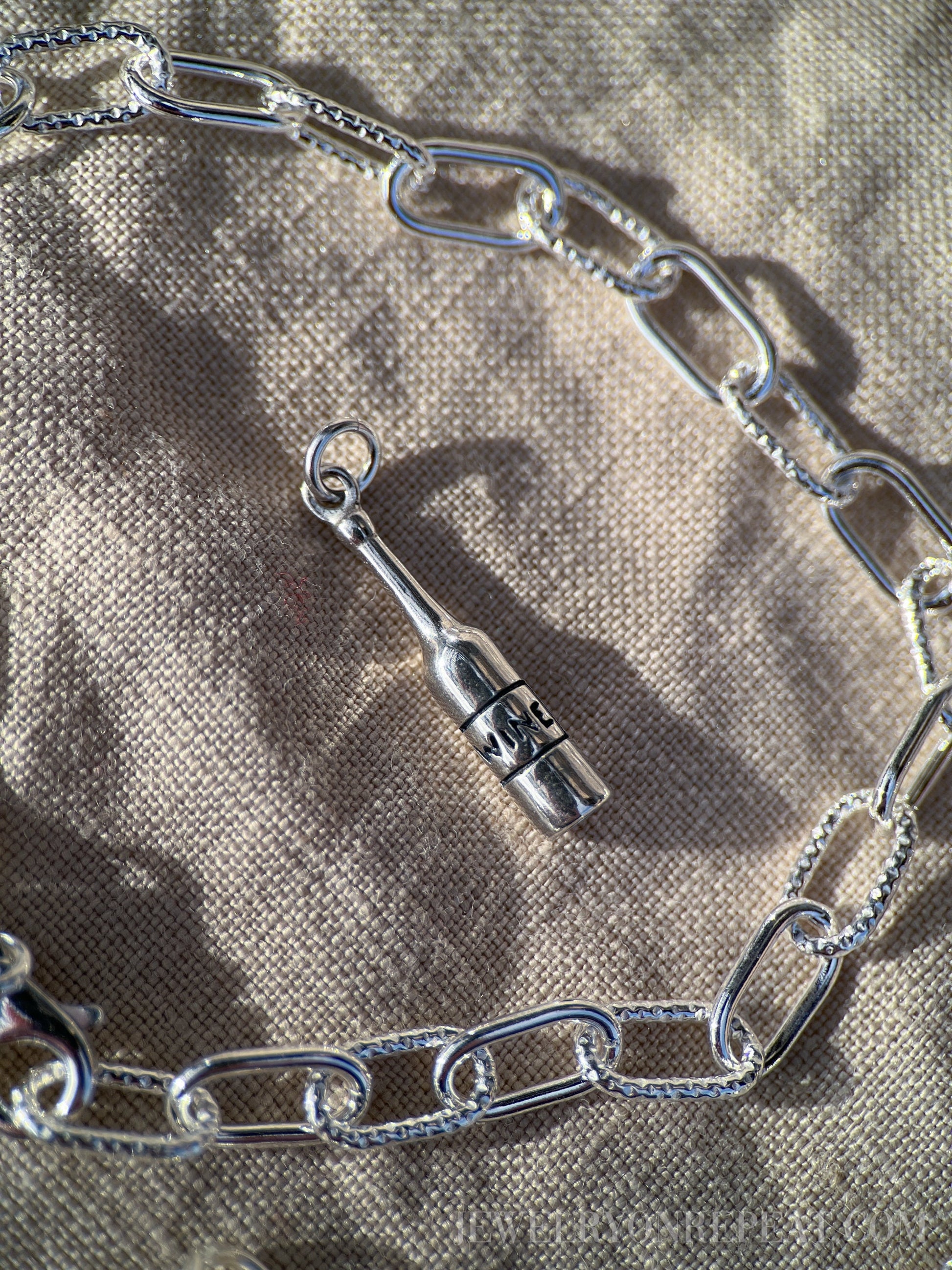 Favorite Drink Charm Pendant in Solid Sterling Silver
