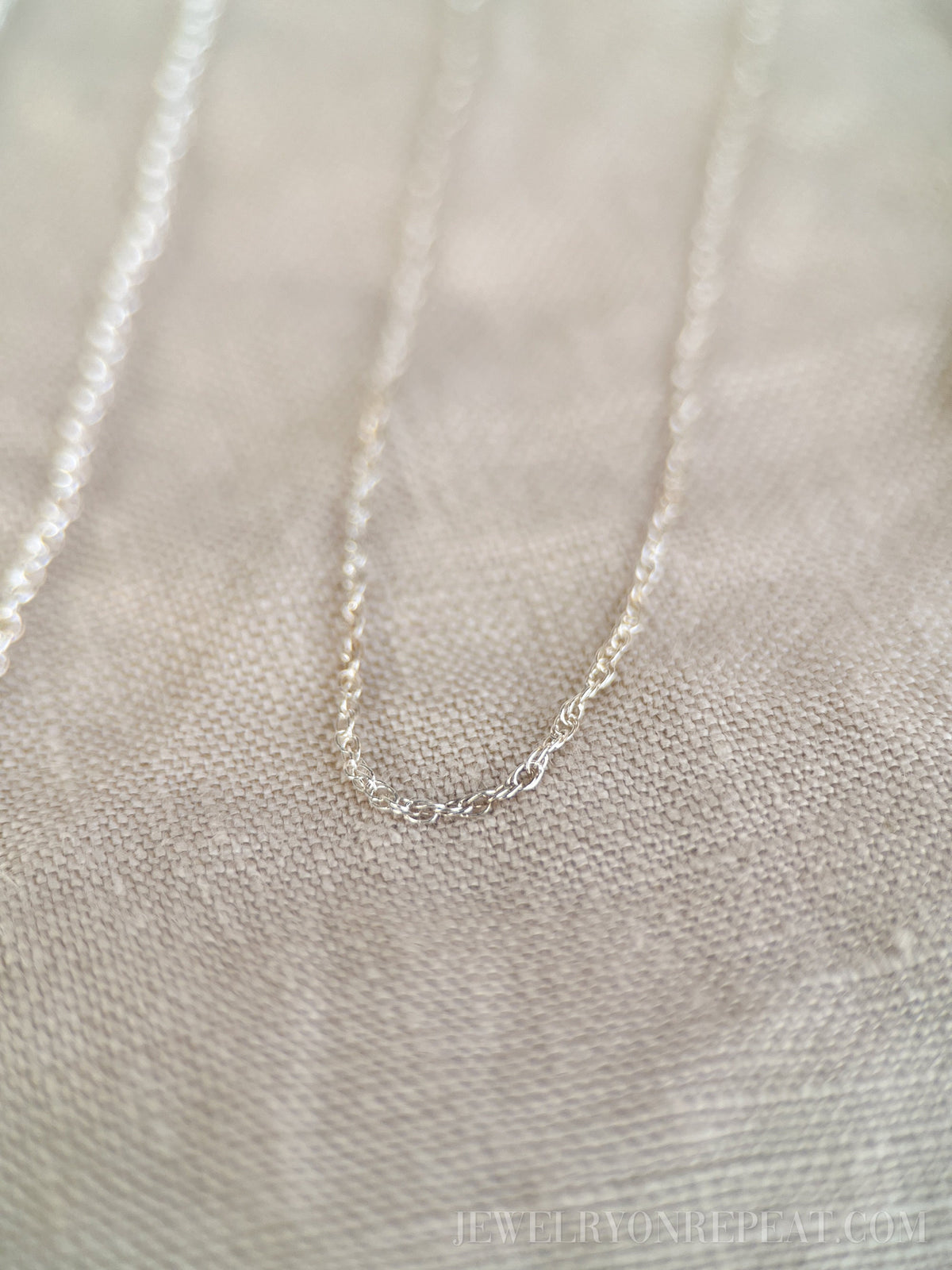 Chain Necklace or Bracelet in Sterling Silver, Cable, Paperclip, Rope Twist, Charm Bracelet
