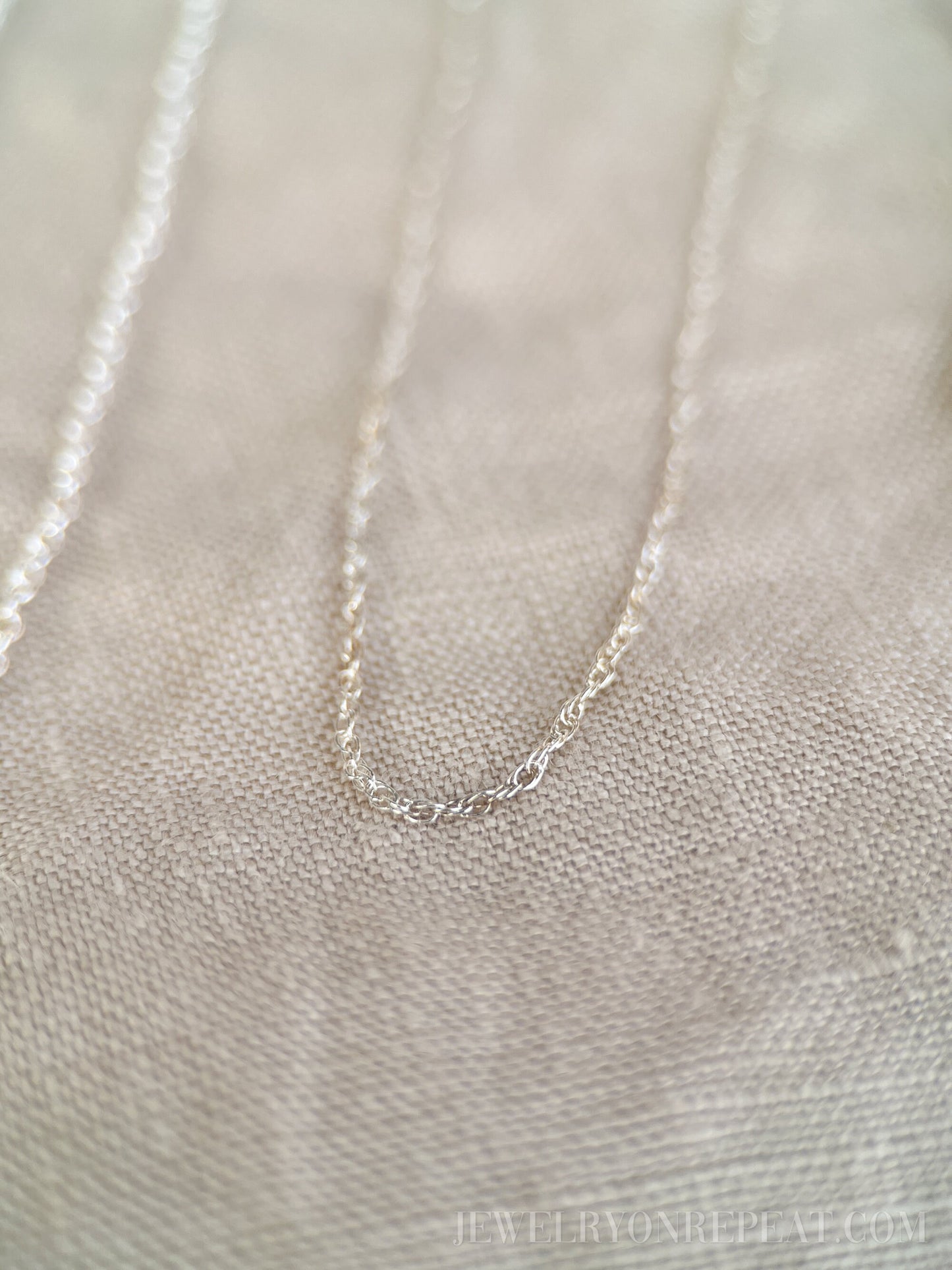 Chain Necklace or Bracelet in Sterling Silver, Cable, Paperclip, Rope Twist, Charm Bracelet
