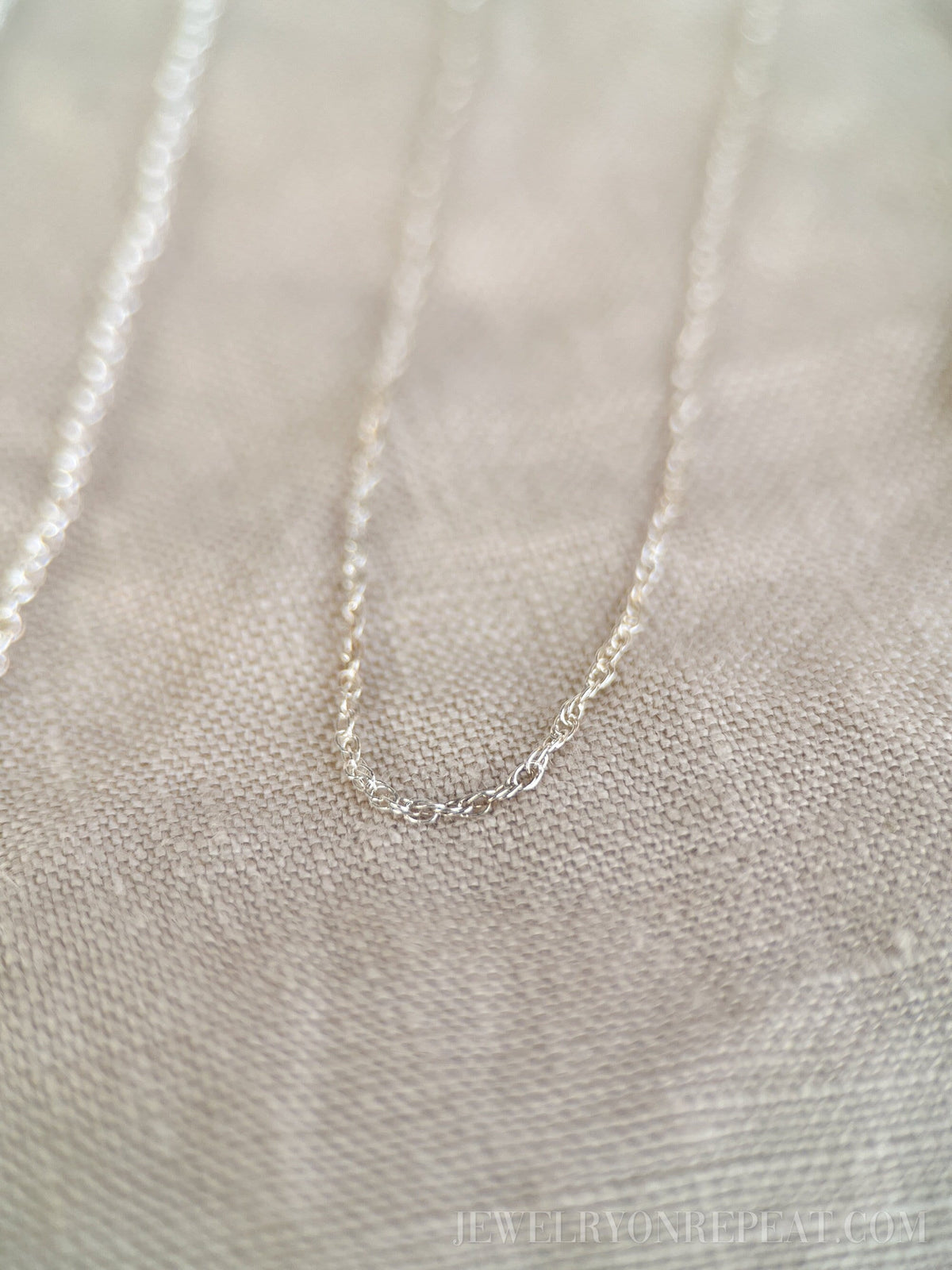 Chain Necklace in Sterling Silver or 14k Gold Filled, Layering Chain, Charm Accessory