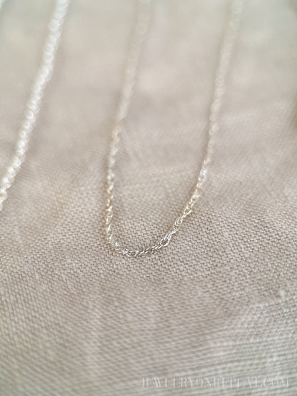 Chain Necklace in Sterling Silver or 14k Gold Filled, Layering Chain, Charm Accessory