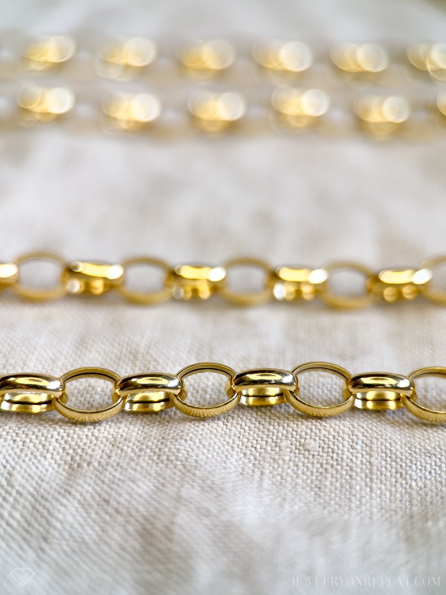 Vintage Cable Chain in 14k Gold with Magnetic Clasp