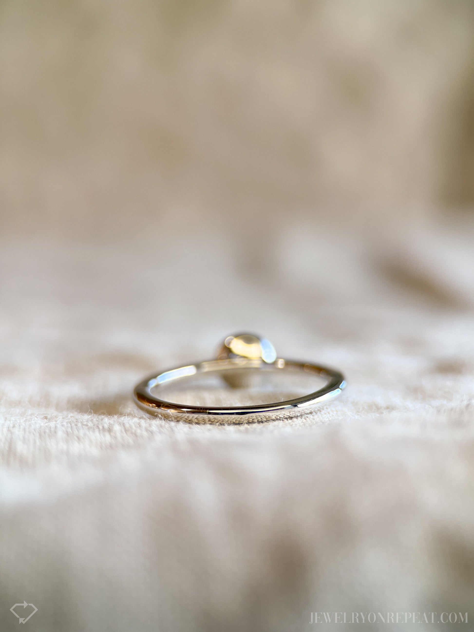 Blue Turquoise Gemstone Ring in Sterling Silver