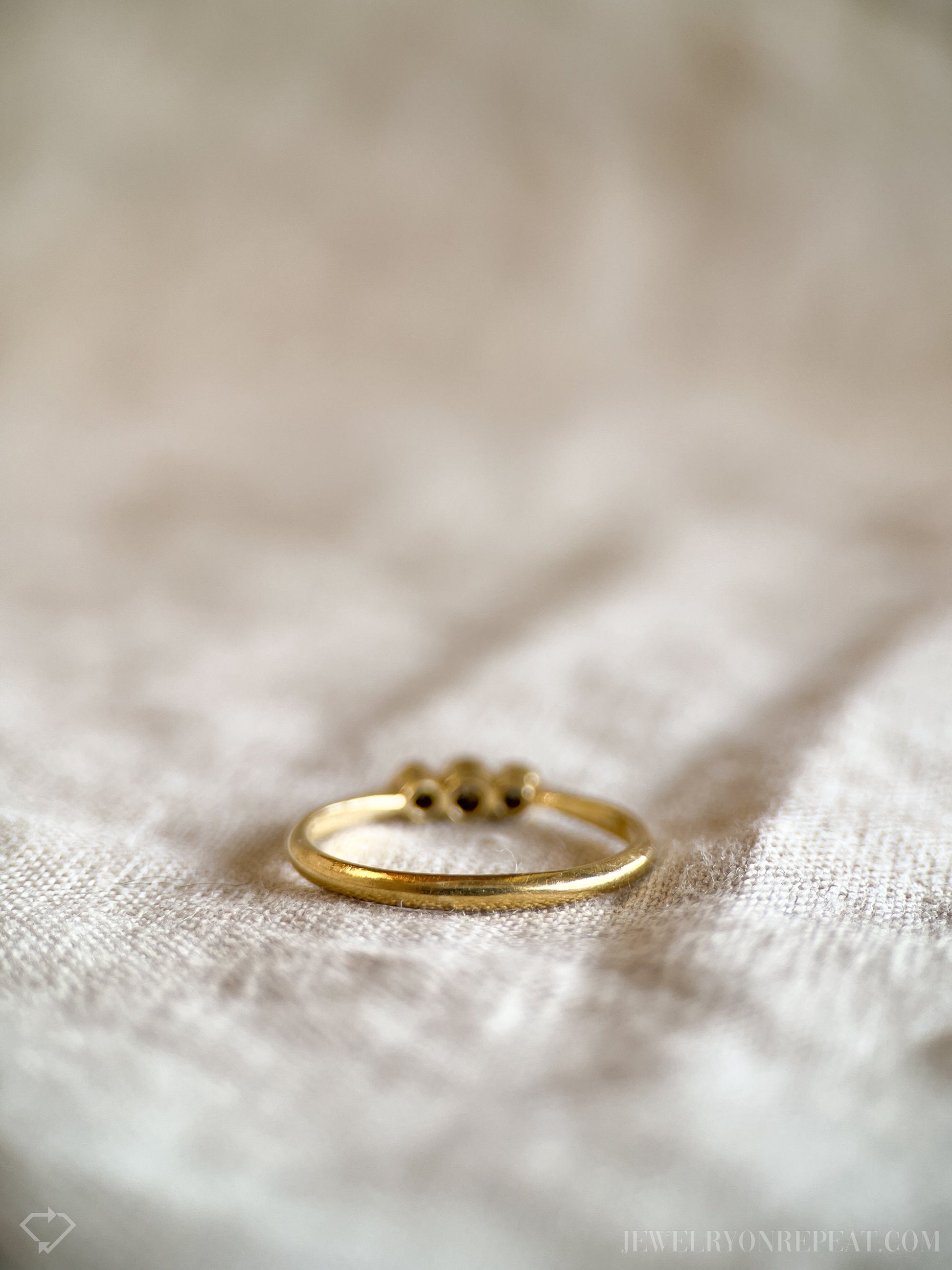 Antique 1900s Rose Cut Diamond Engagement Ring