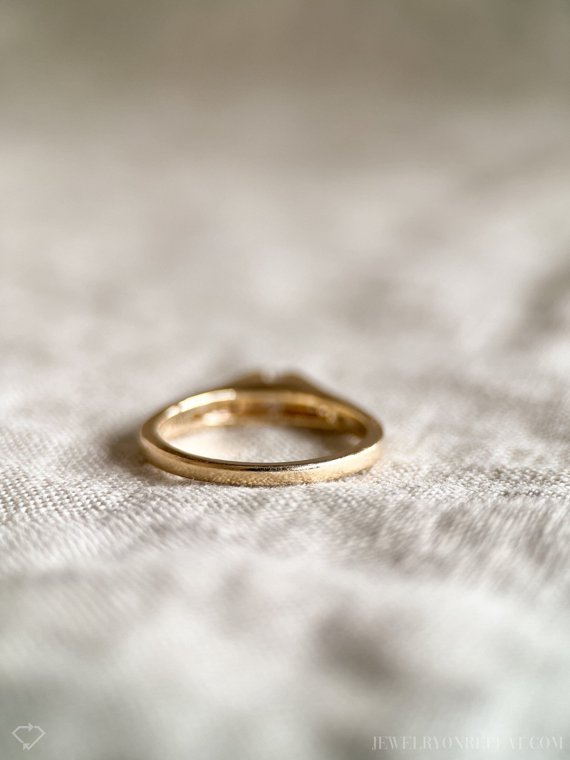 Vintage 1990s Diamond Engagement Ring in 14k Gold