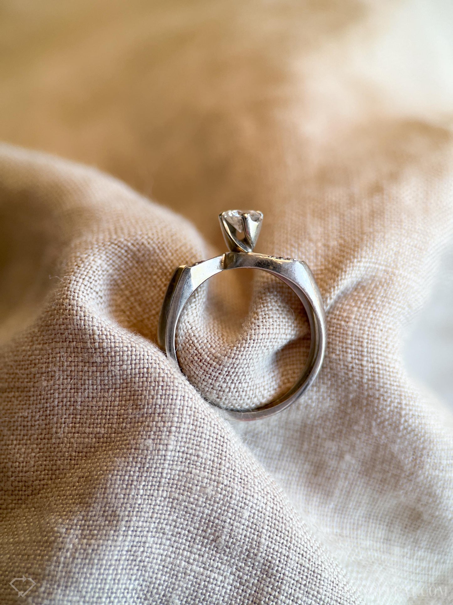 Vintage 1960s Diamond Bridal Set, Engagement & Wedding Rings
