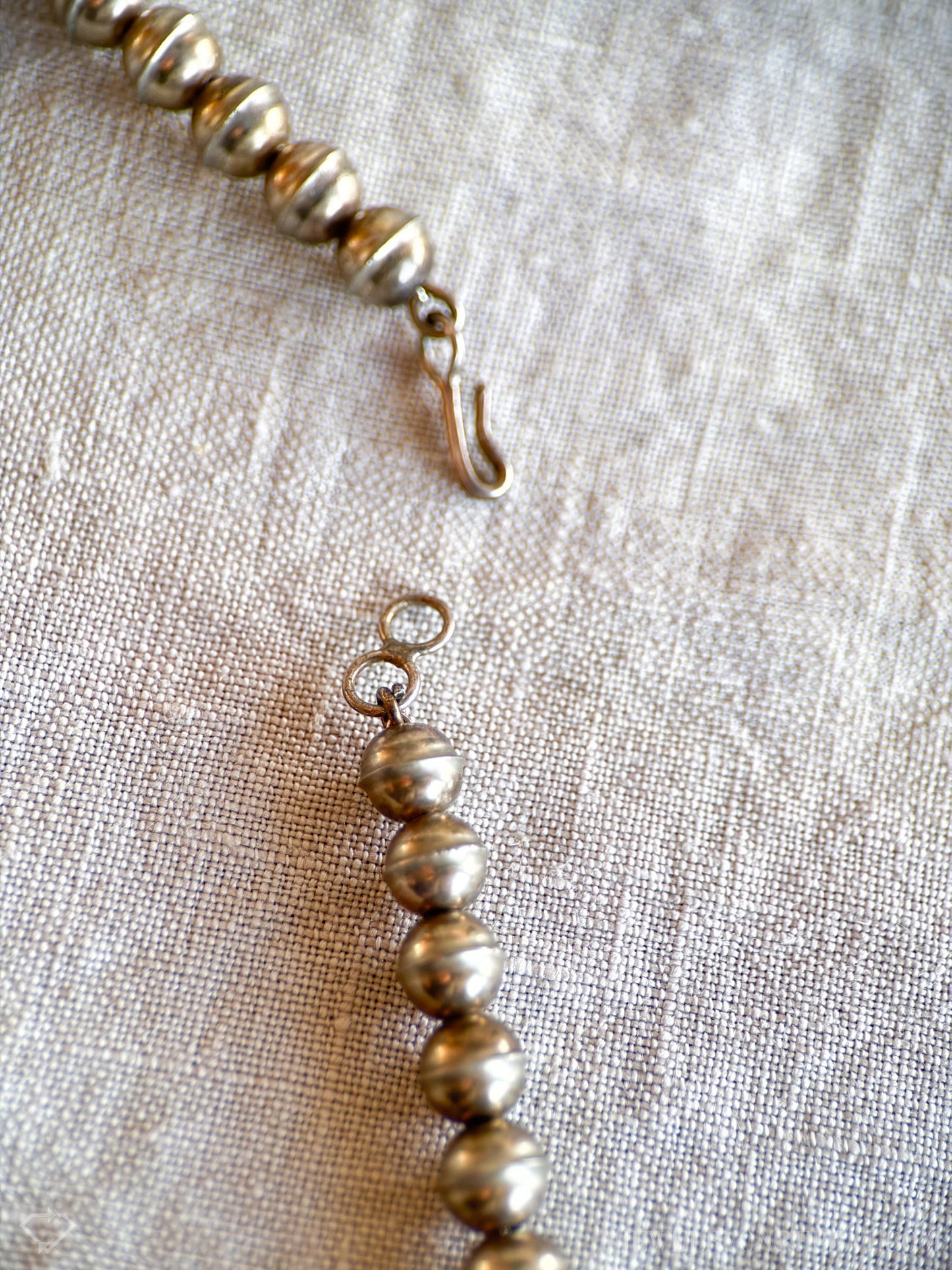 Rare Cartoon Inlaid Gemstone Necklace in 925 Sterling Silver, Vintage Zunitoon from the 1970s