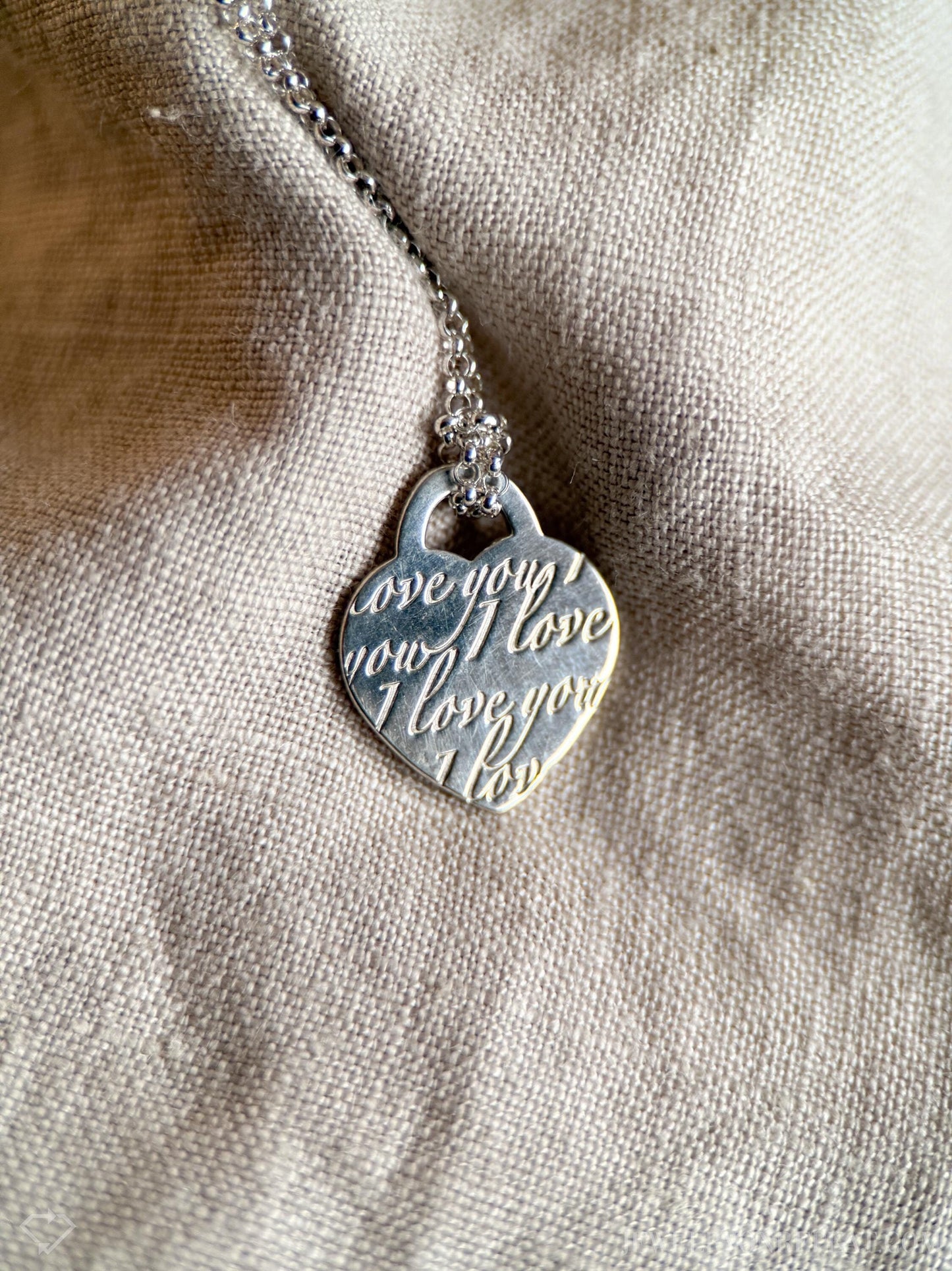 Vintage Tiffany and Co Love Notes Heart Pendant in 925 Sterling Silver, Vintage 2000s Jewelry - Timeless, Sustainable, @JewelryOnRepeat