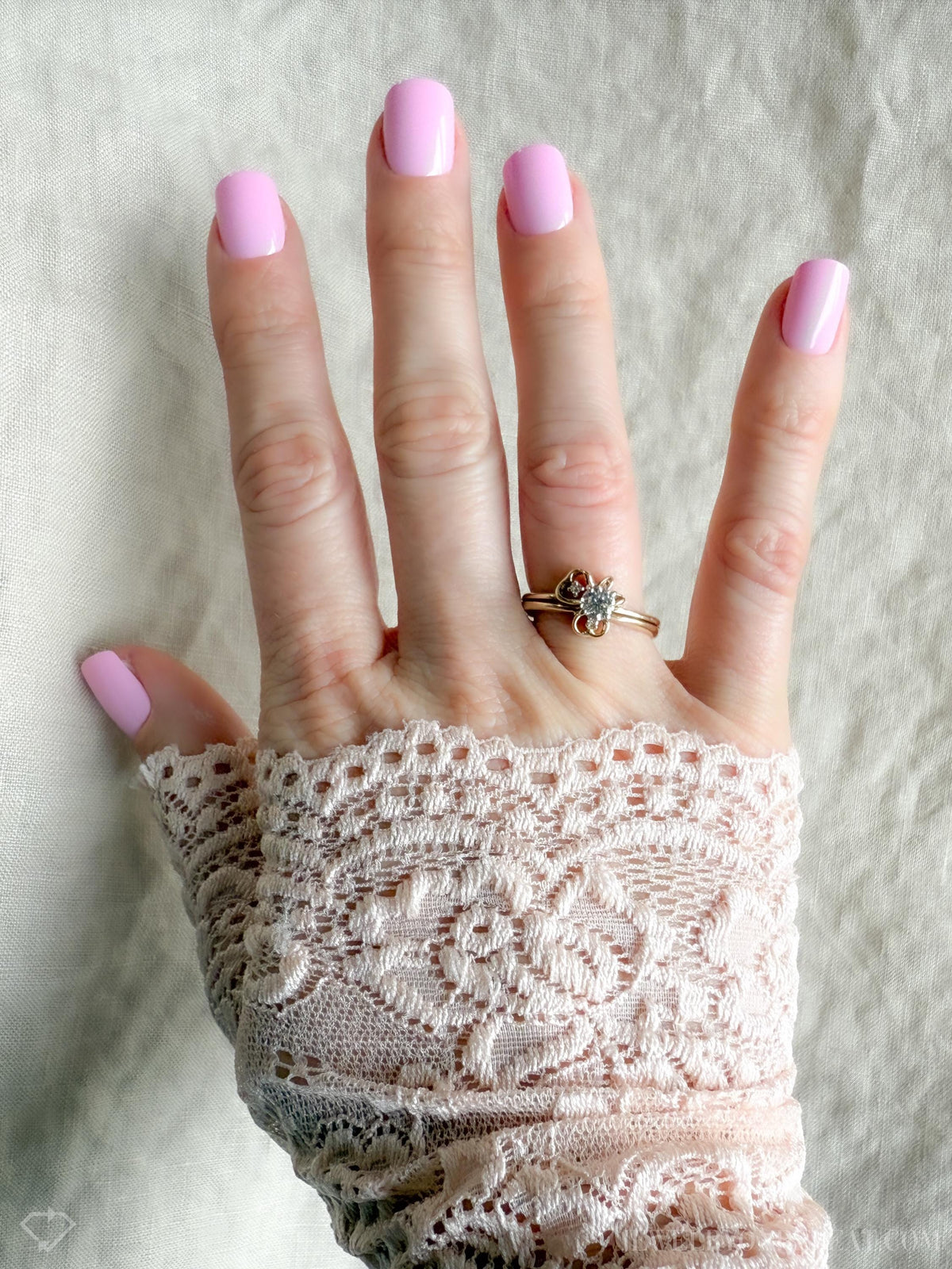 Vintage 1970s Diamond Engagement Ring in 14k Gold