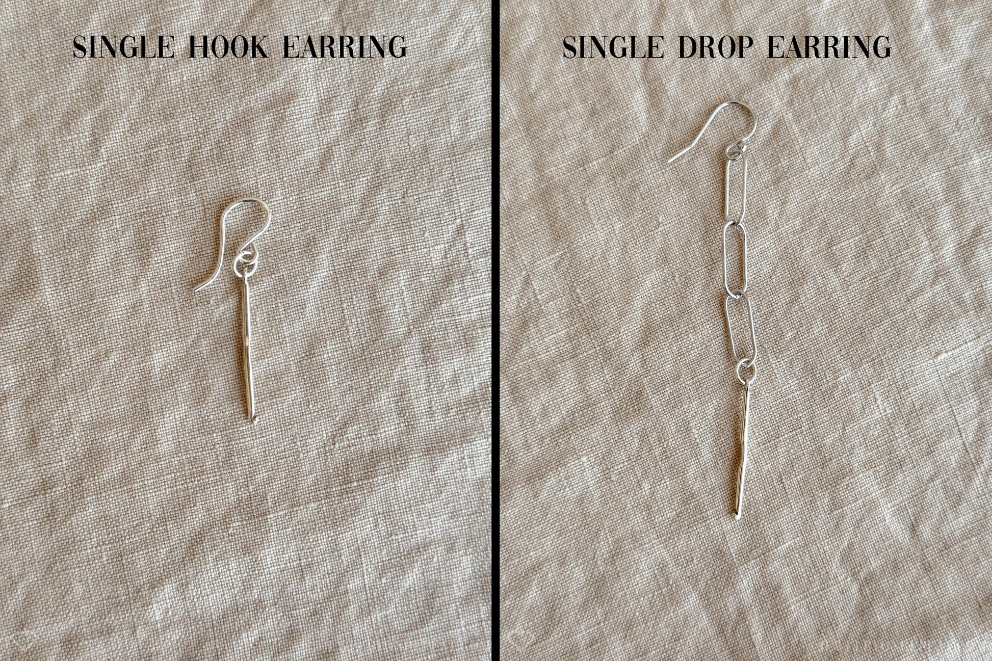 Crochet Hook Charm Earrings in Solid Sterling Silver, Art and Crafting Themed Fine Jewelry Charms - Timeless, Sustainable, @JewelryOnRepeat
