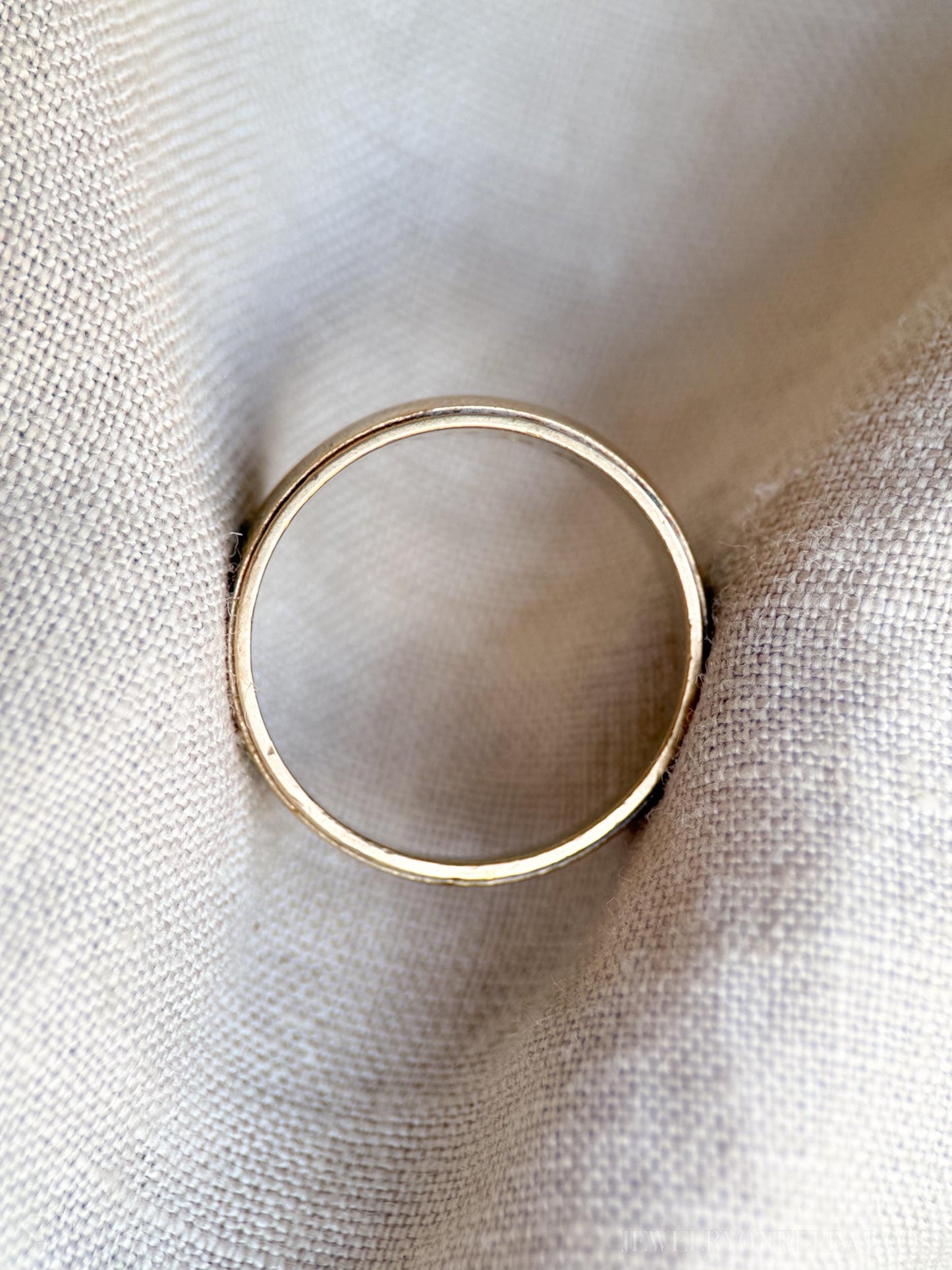 Vintage 1960s Diamond Wedding Band, 14k Gold