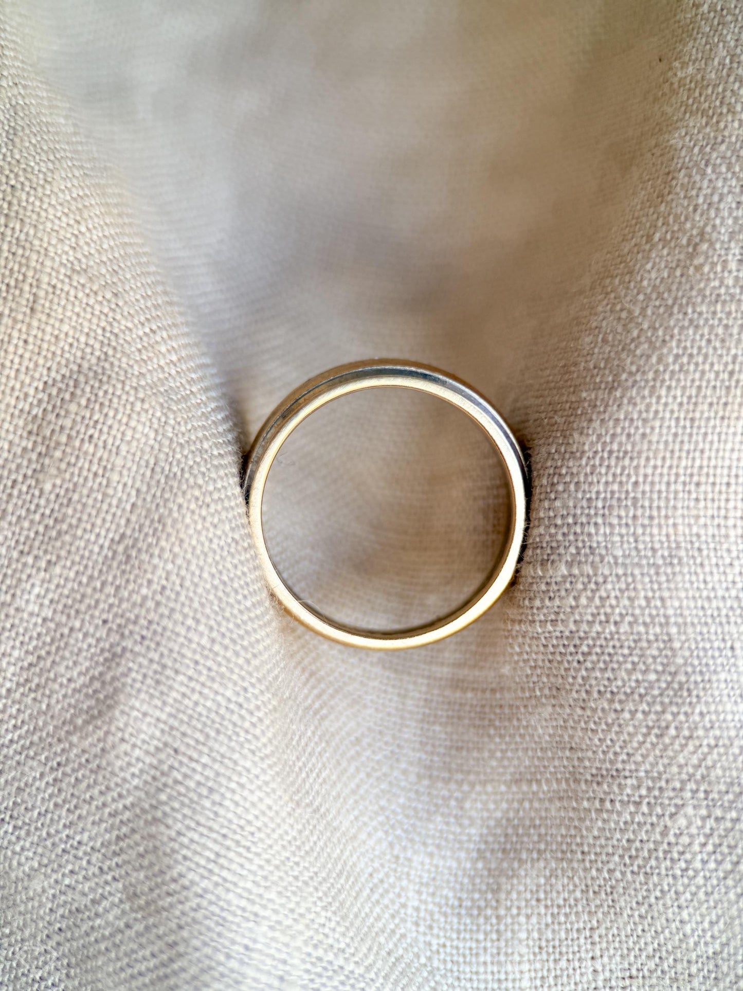 Vintage 1960s Diamond Wedding Band, 14k Gold