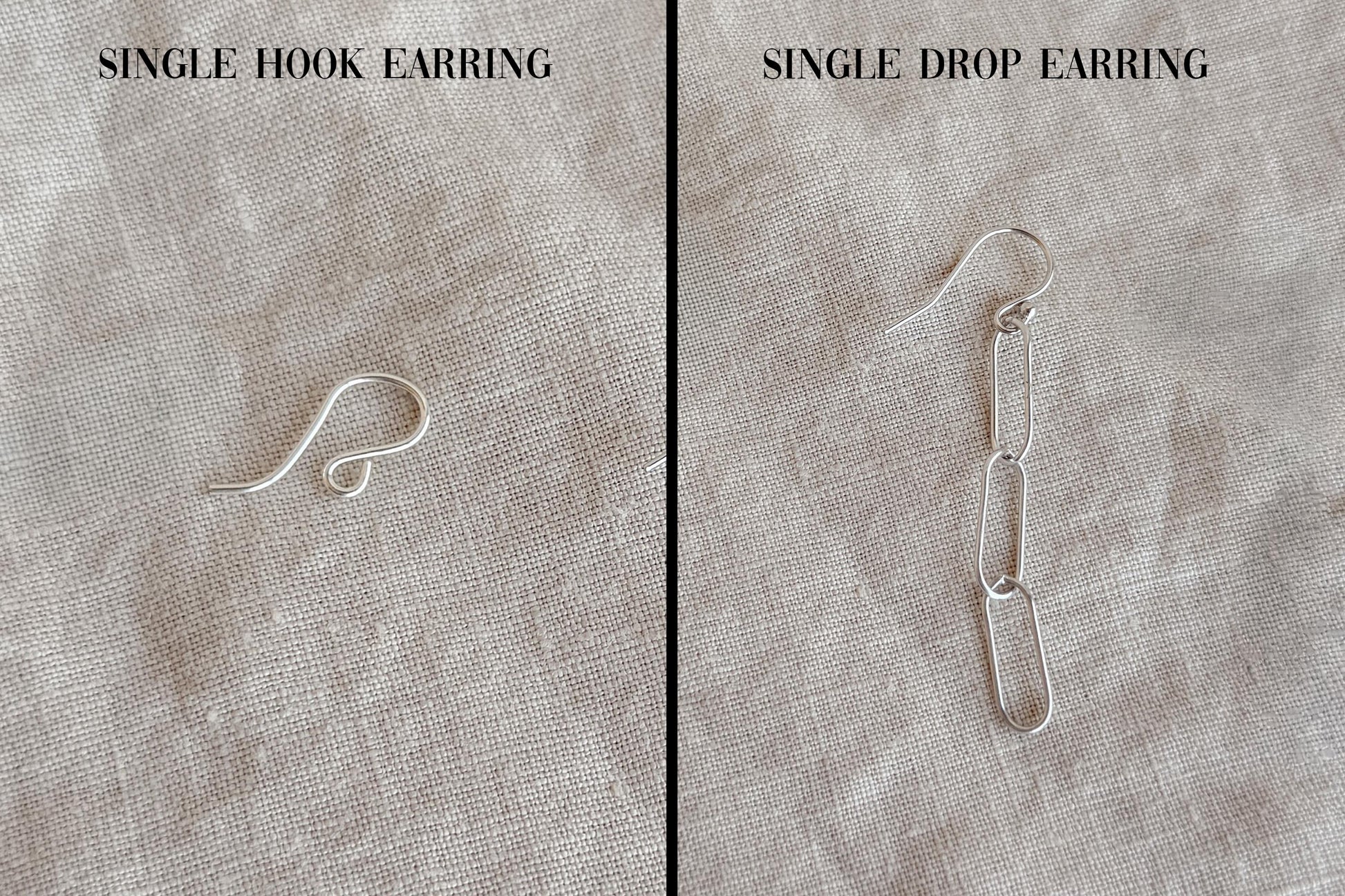 Sterling Silver Earring Components, Hook or Drop Earrings, Build Your Own Earrings, Jewelry Findings