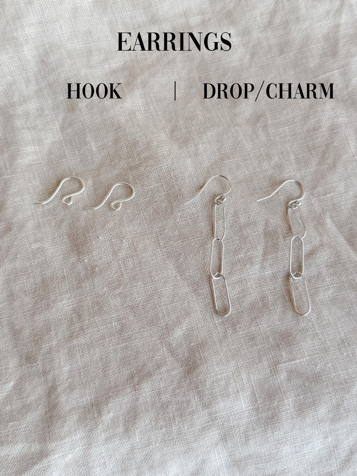 Sterling Silver Earring Components, Hook or Drop Earrings, Build Your Own Earrings, Jewelry Findings