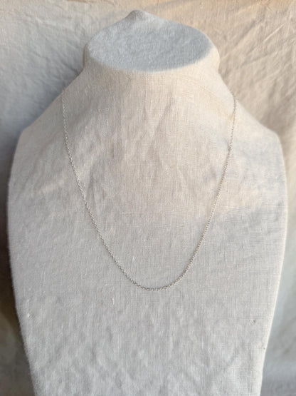 Chain Necklace in Sterling Silver, Cable, Paperclip, Rope Twist, Charm Necklace