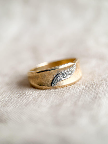 Vintage 1960s Diamond Ring in 14k Gold