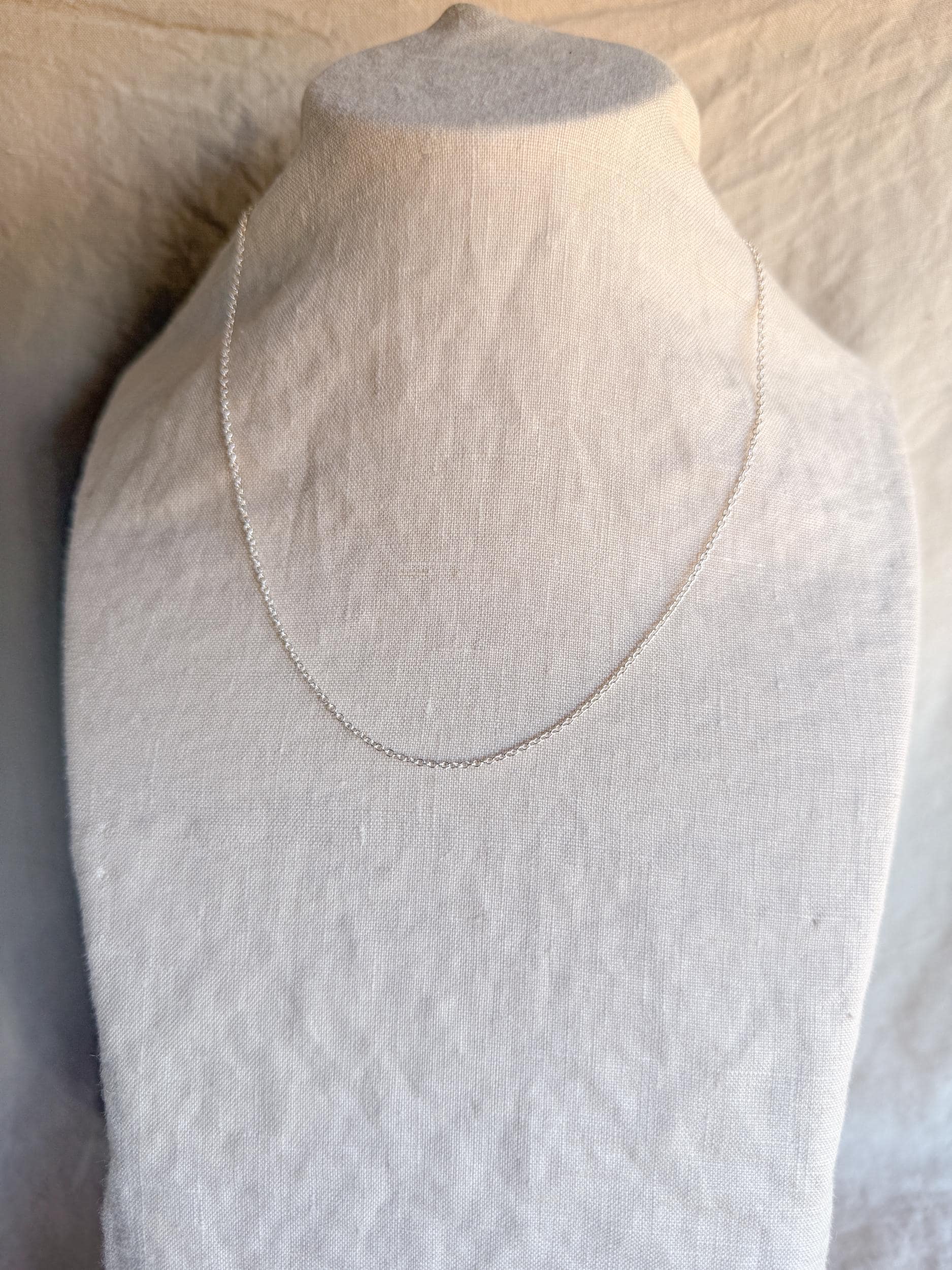 Chain Necklace in Sterling Silver or 14k Gold Filled, Layering Chain, Charm Accessory