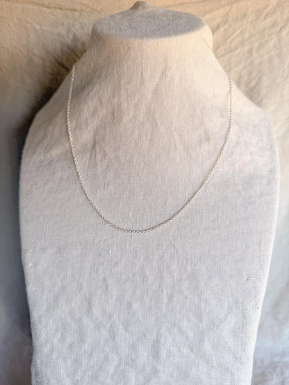 Chain Necklace in Sterling Silver or 14k Gold Filled, Layering Chain, Charm Accessory