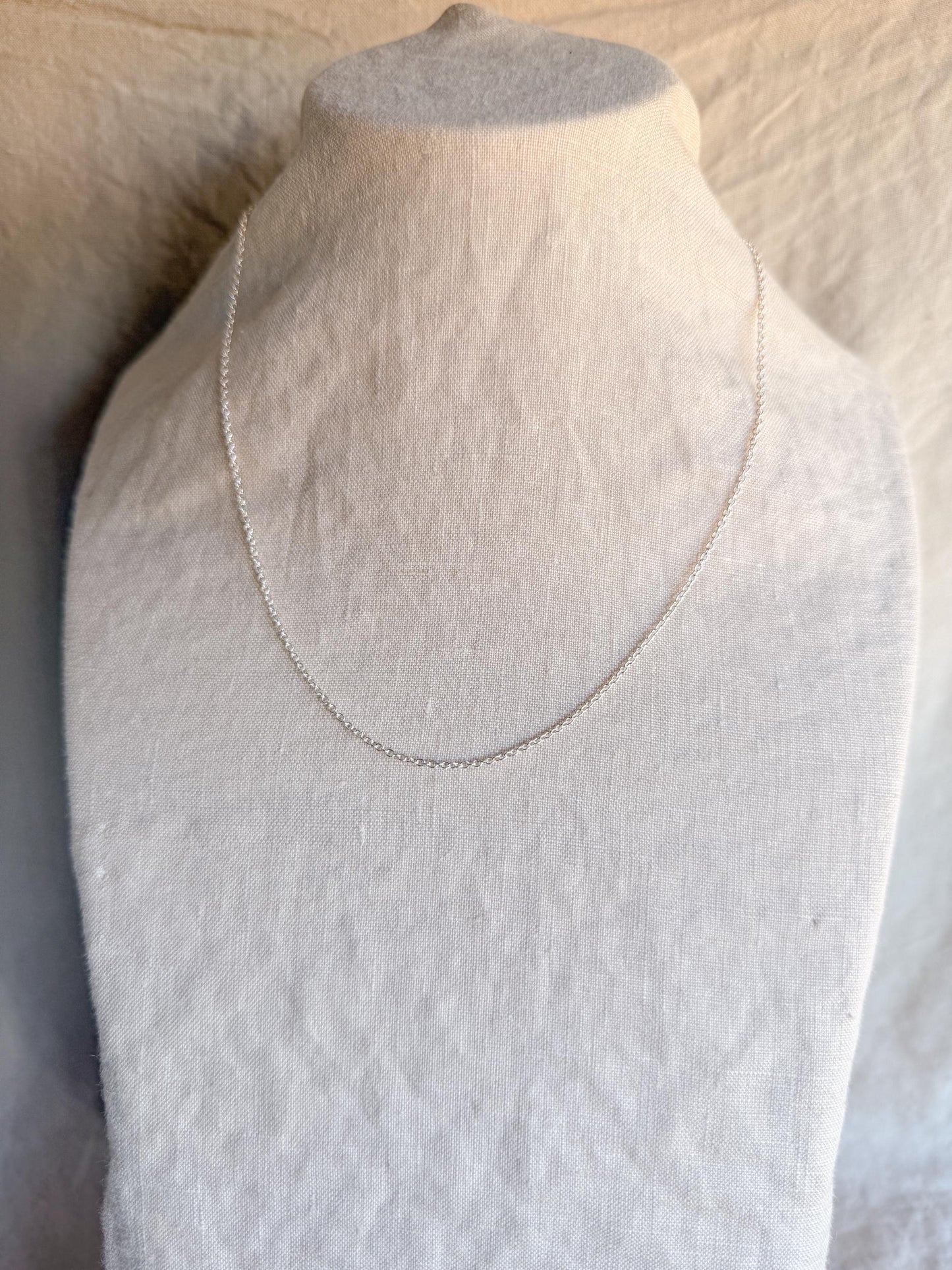 Chain Necklace in Sterling Silver or 14k Gold Filled, Layering Chain, Charm Accessory