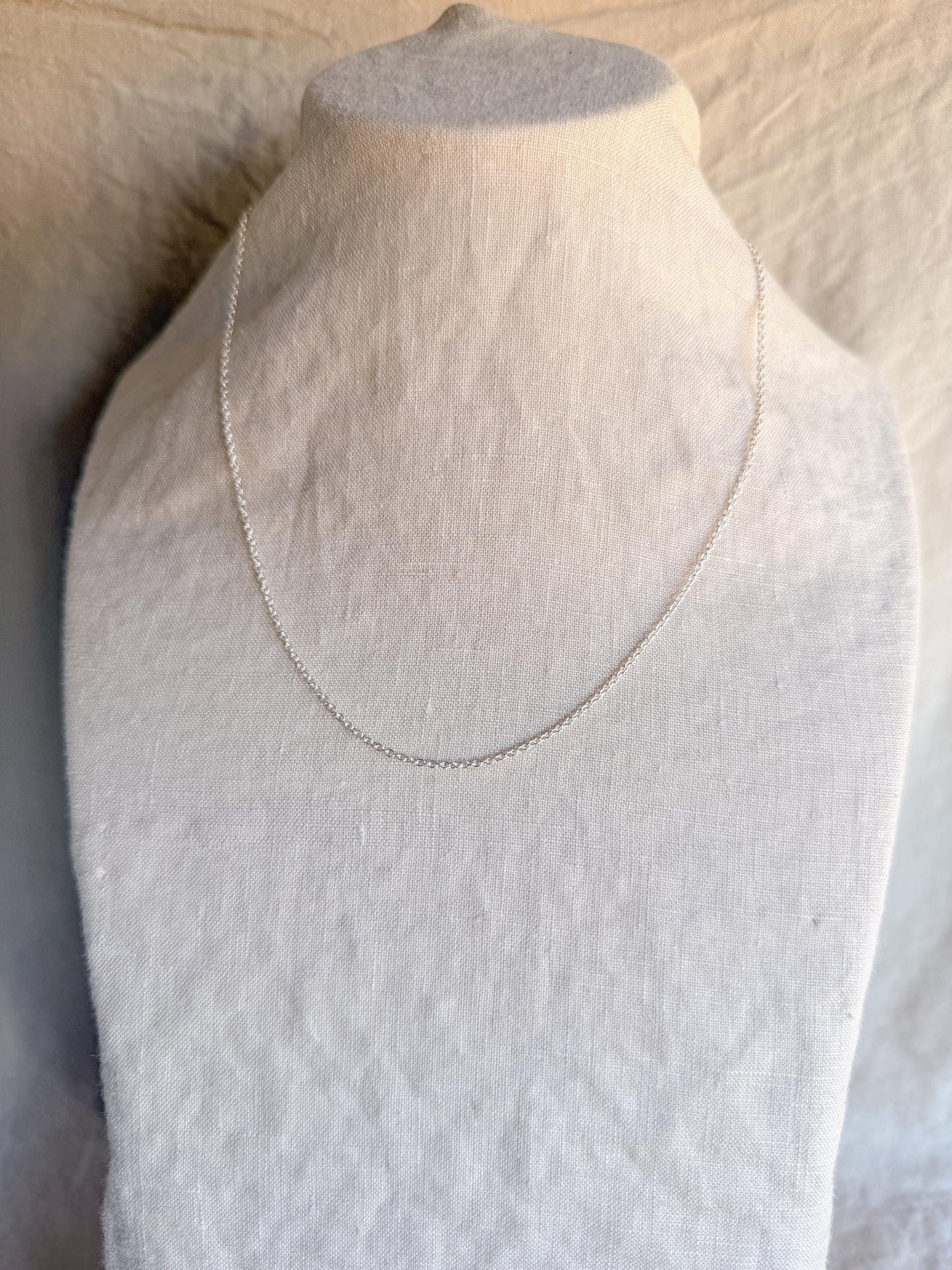 Chain Necklace in Sterling Silver or 14k Gold Filled, Layering Chain, Charm Accessory