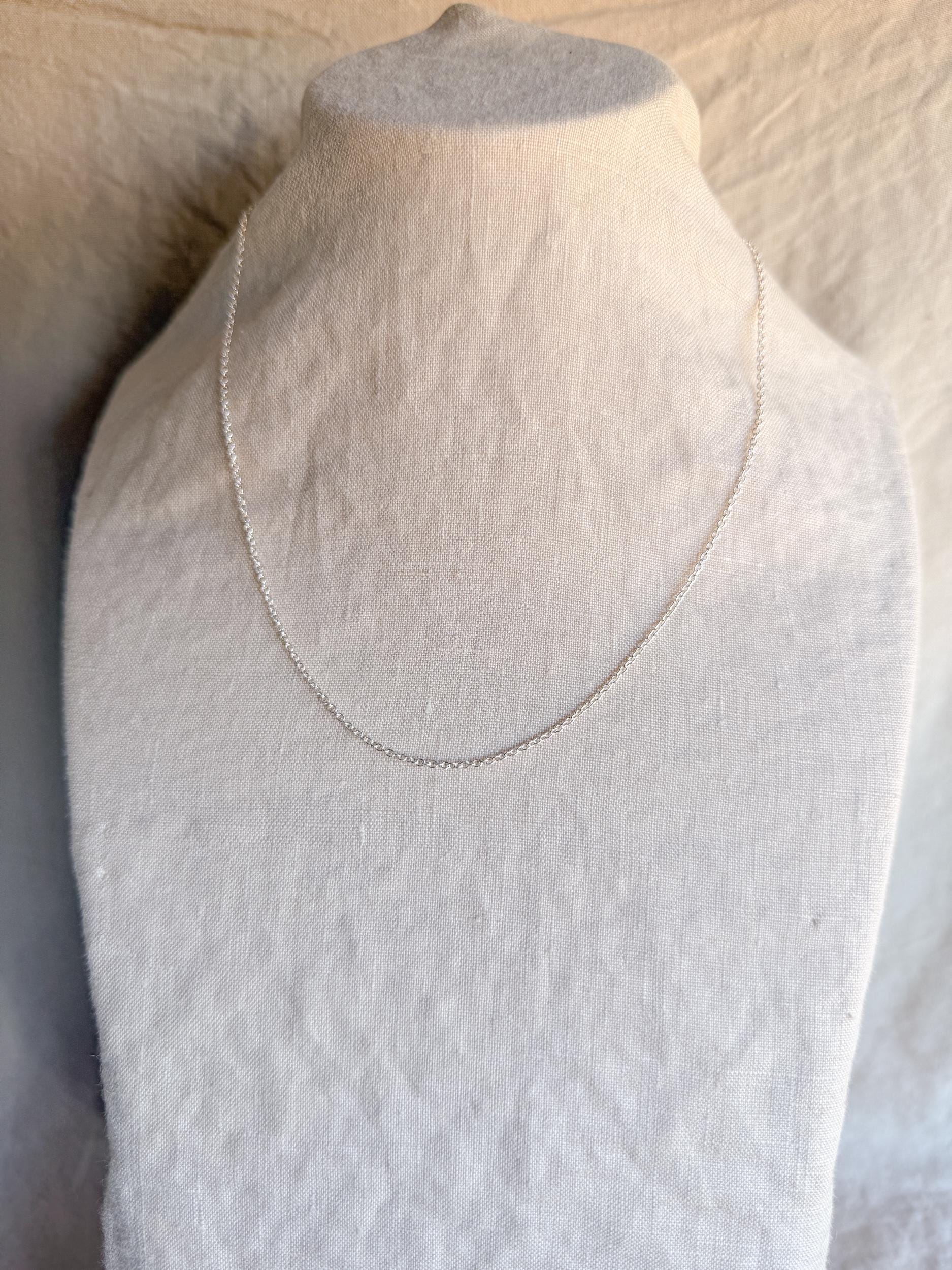 Chain Necklace in Sterling Silver or 14k Gold Filled, Layering Chain, Charm Accessory
