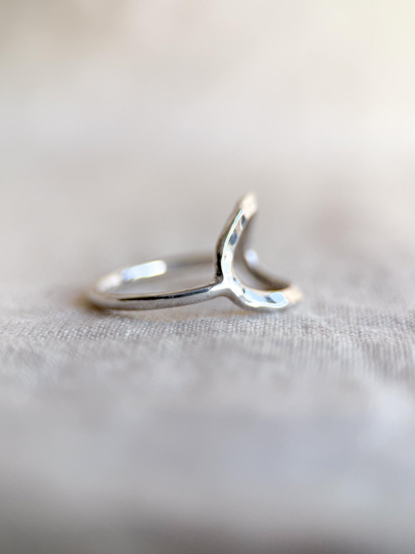 Vintage Sterling Silver Open Crinkle Ring, Boho Statement Jewelry