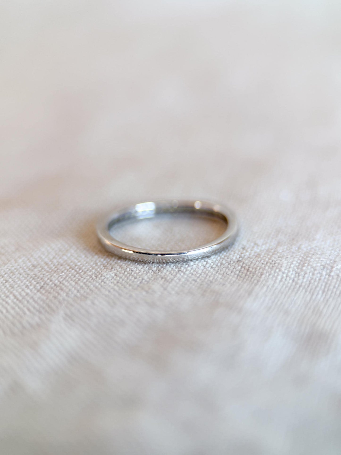 Vintage 2000s Diamond Band in 14k White Gold