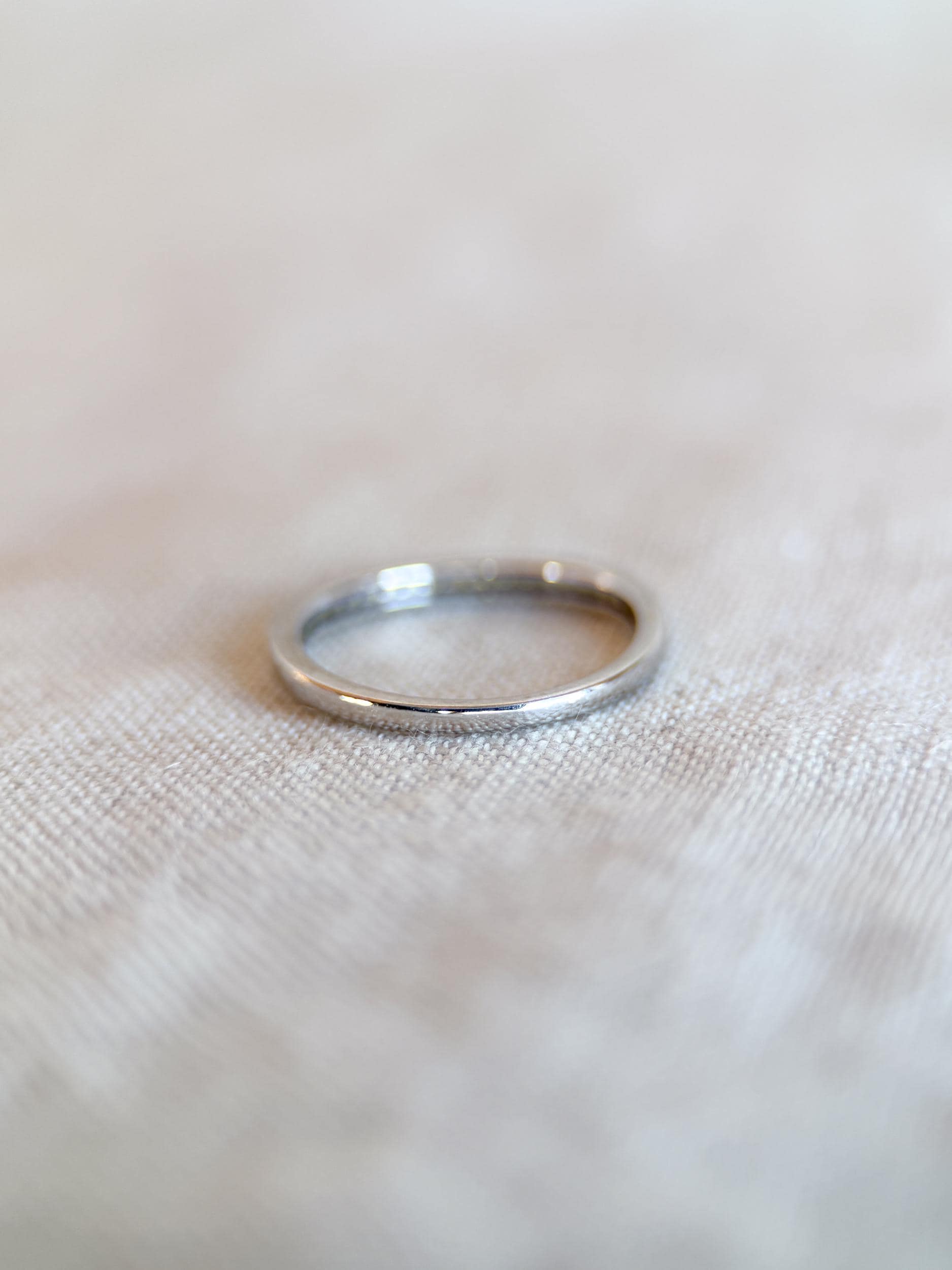Vintage 2000s Diamond Band in 14k White Gold