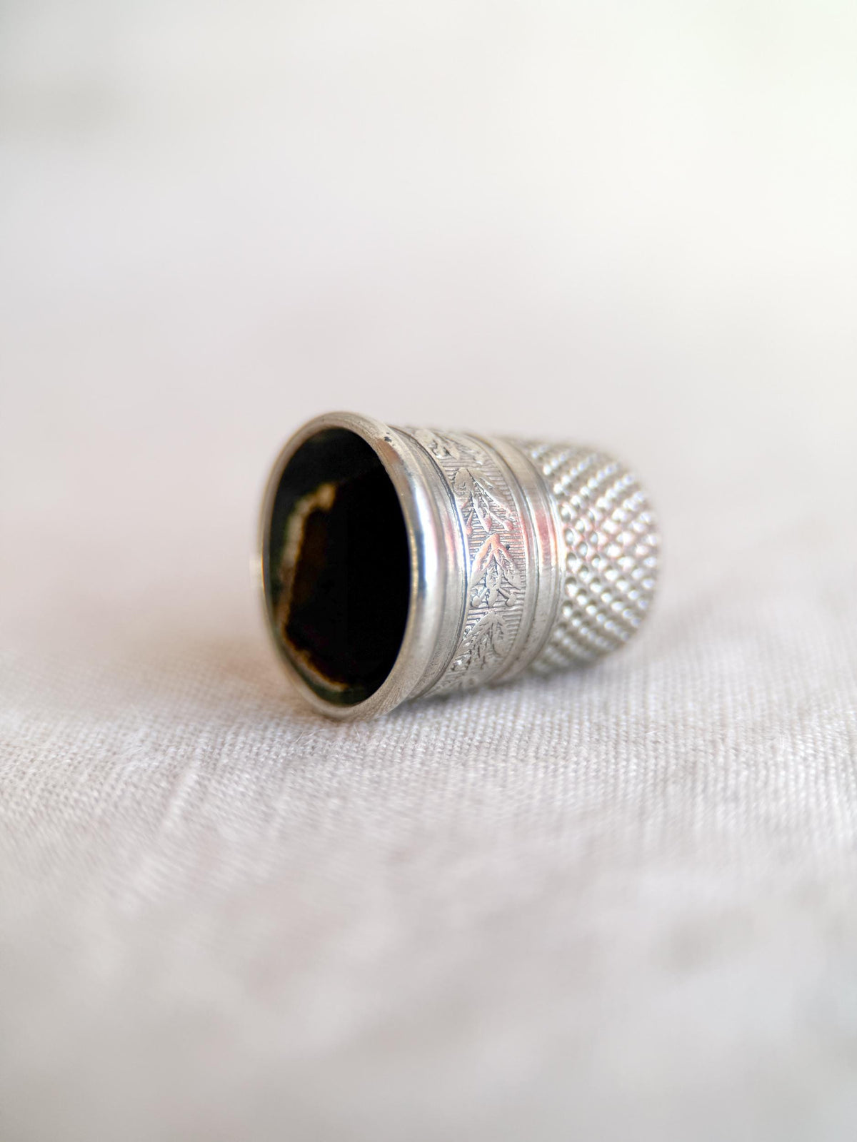 Vintage 1950s Thimble in Sterling Silver